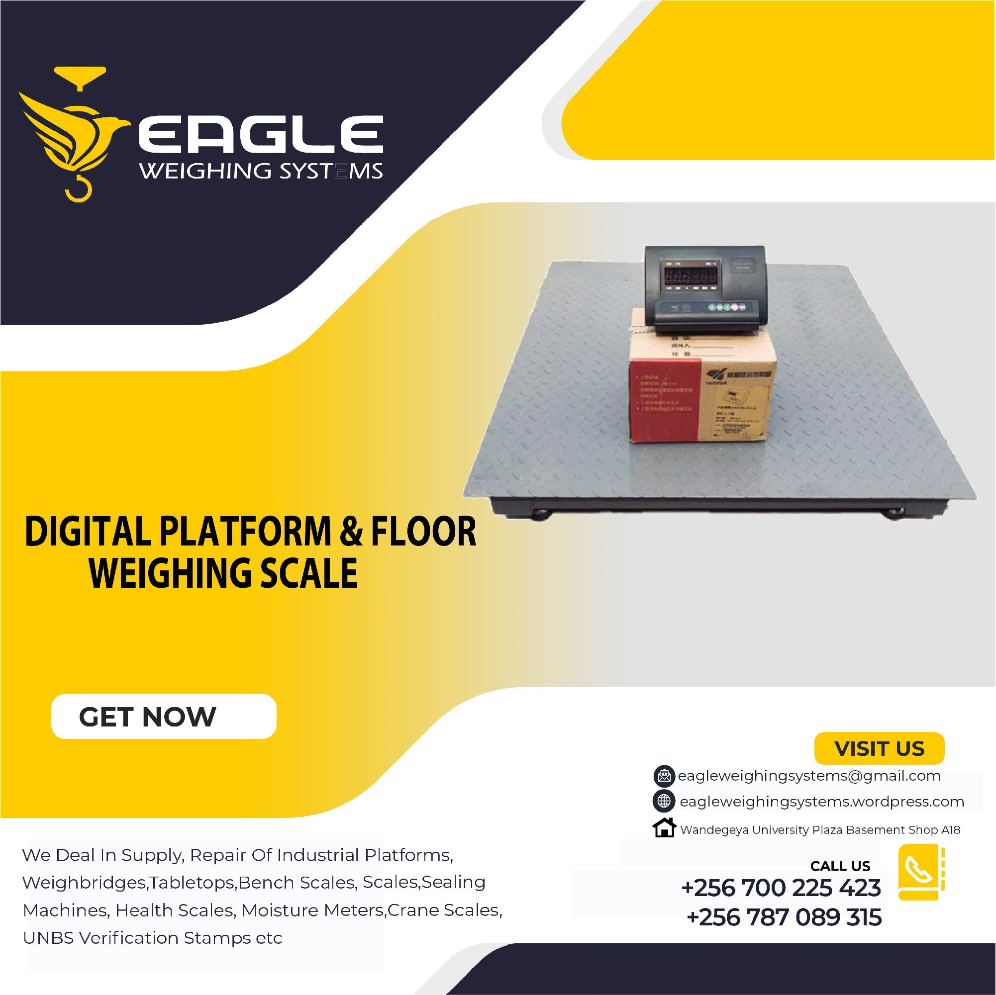 1t 3t 5t industrial digital platform weighing scales'