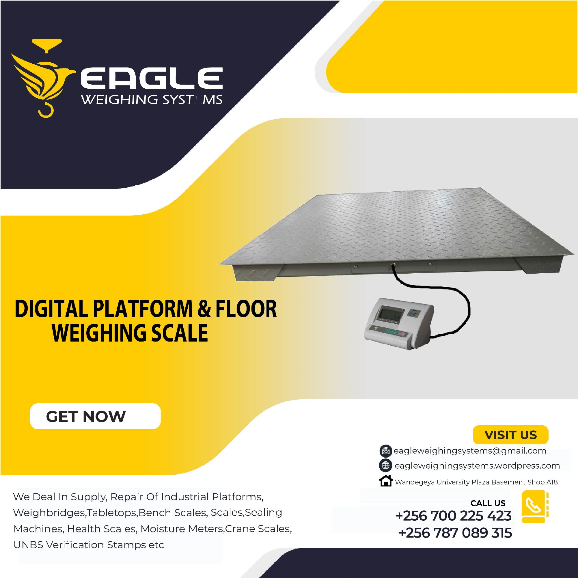 Electronic floor weighing scale bench scales'