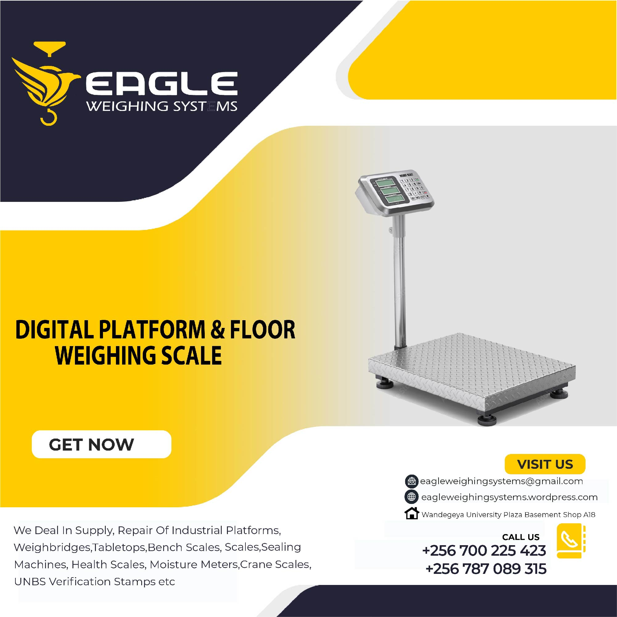 Portable Platform Digital Electric Weight Scales'