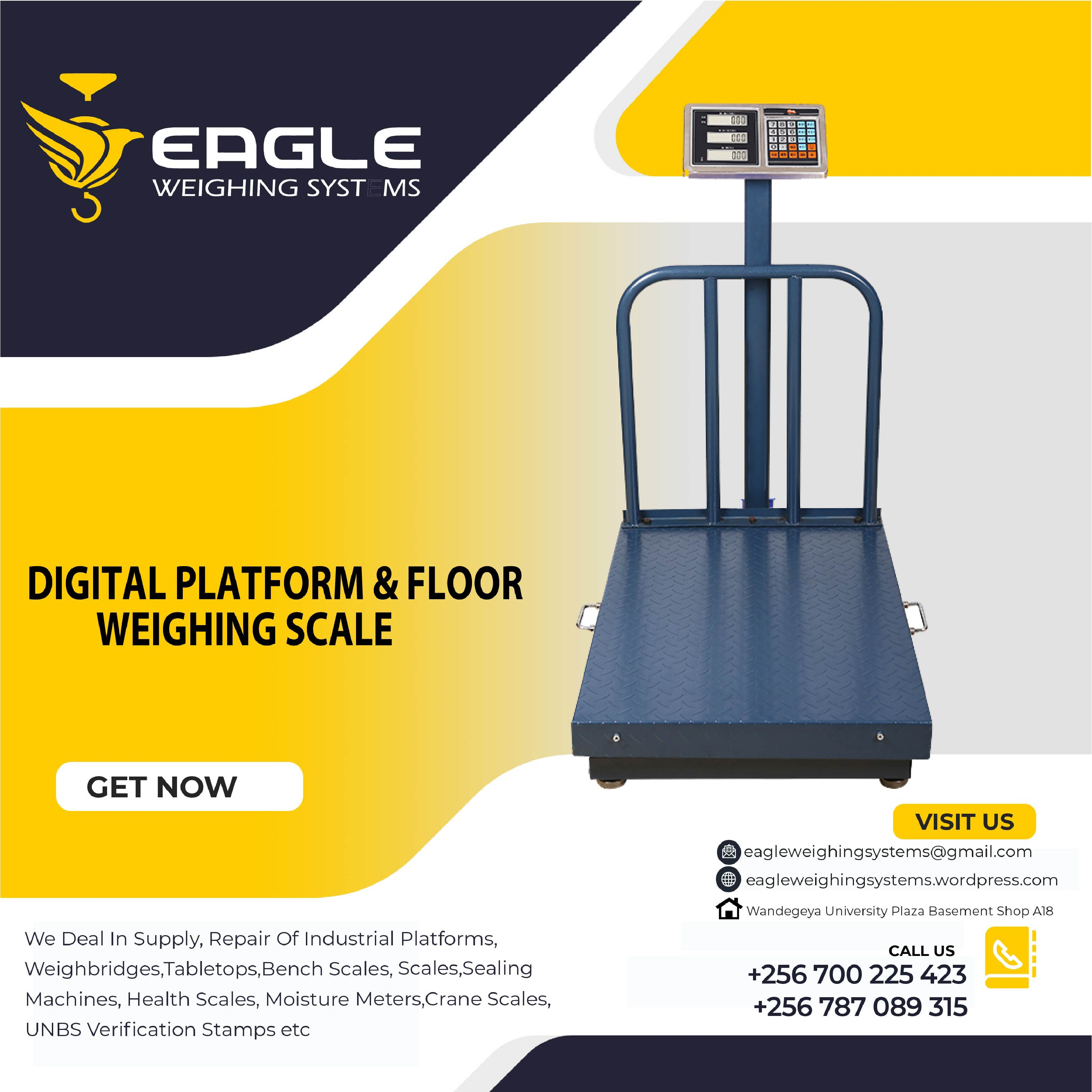 Digital body Weighing Platform Stainless Steel Scale'