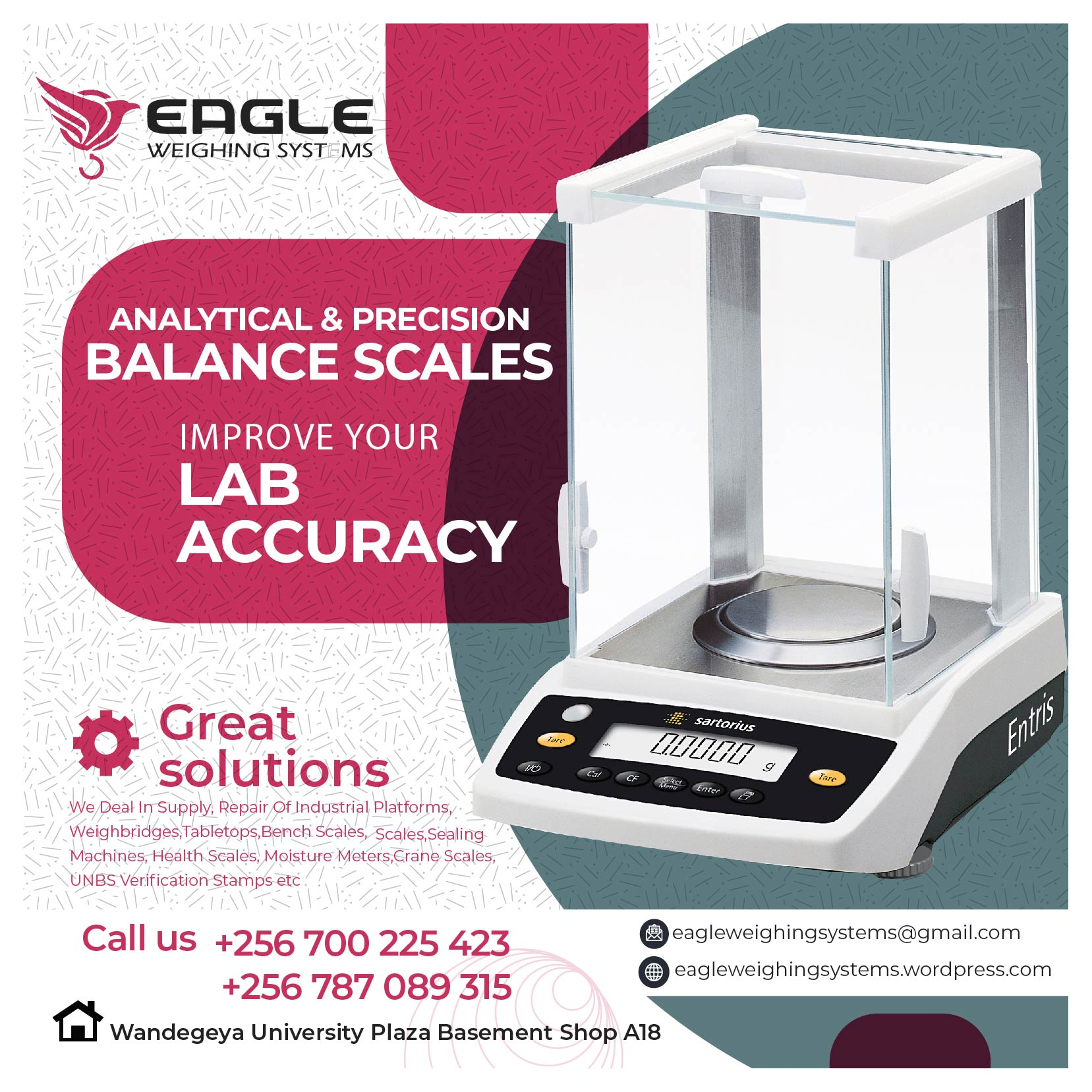 Electronic Laboratory Balance Scale'