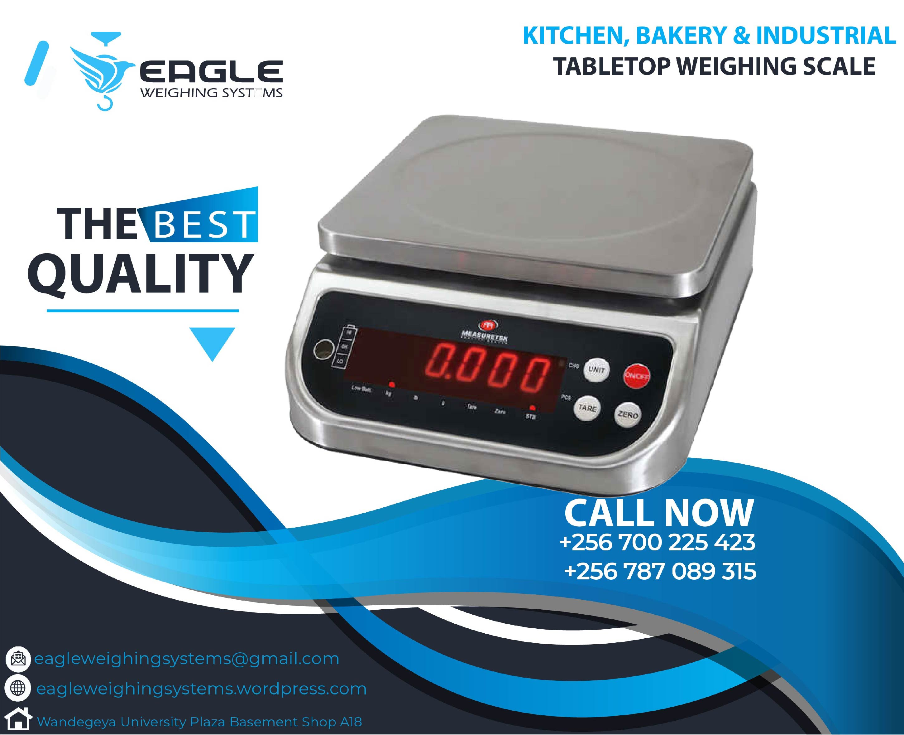 Calibrated shop 15kg table balance'