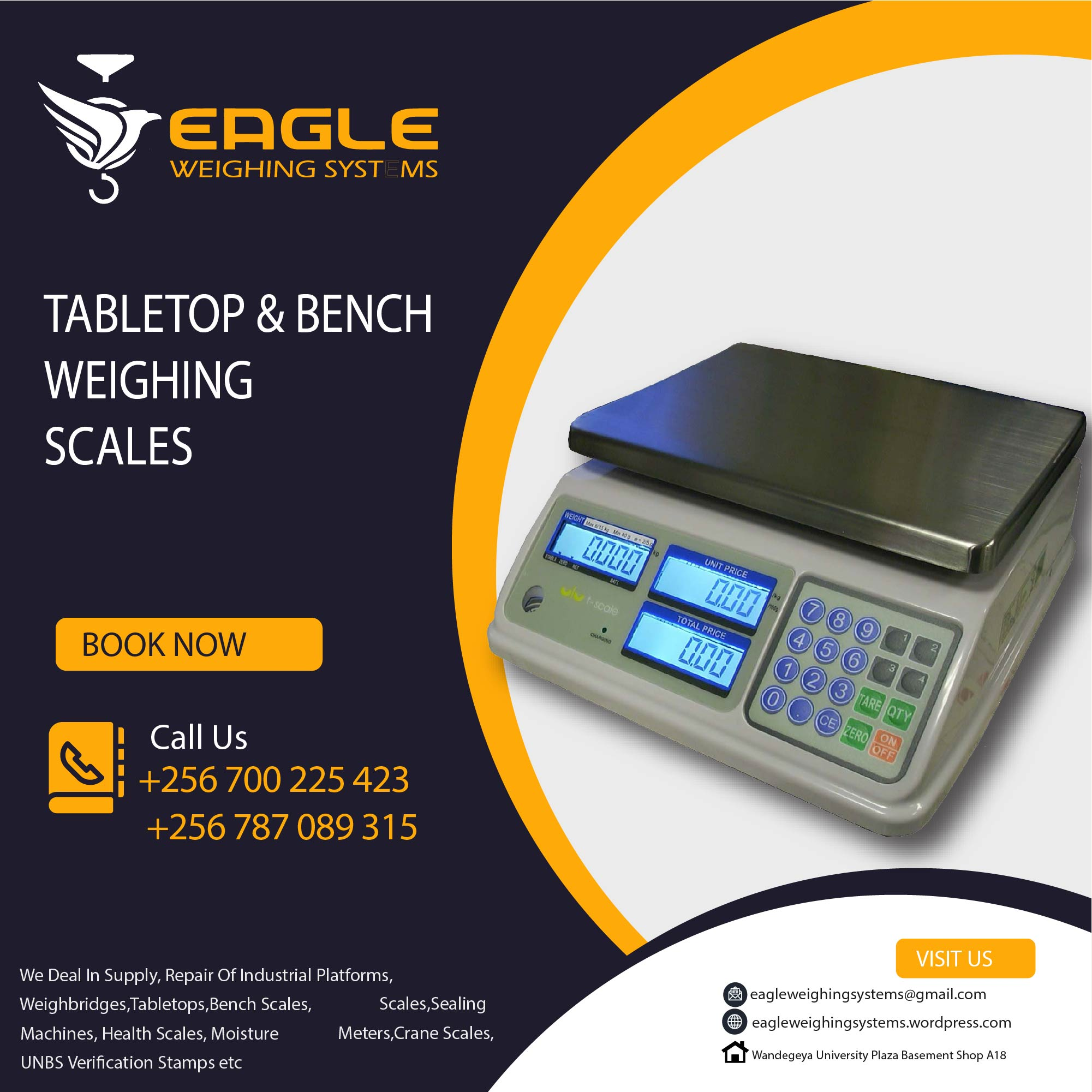 Digital table top 30kg electronic weighing scales'