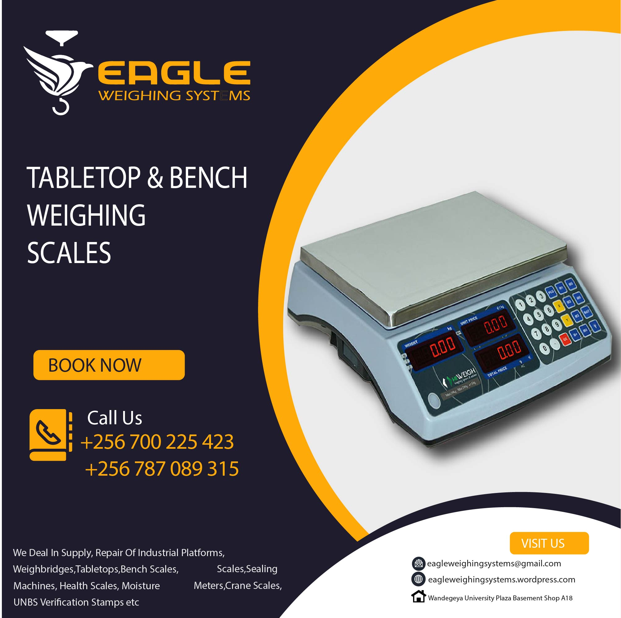 Commercial Table Top Weighing Scales'