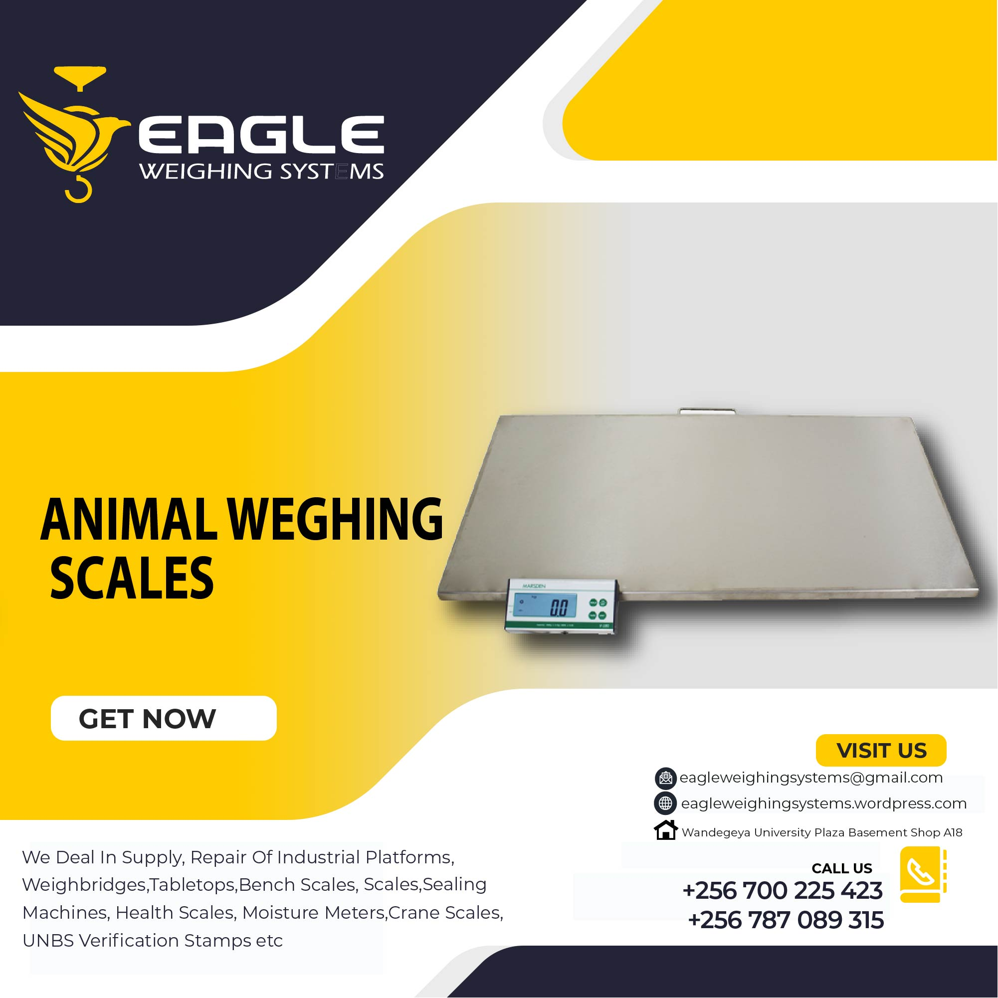 Multi-function animal weighing indicators company in Uganda'