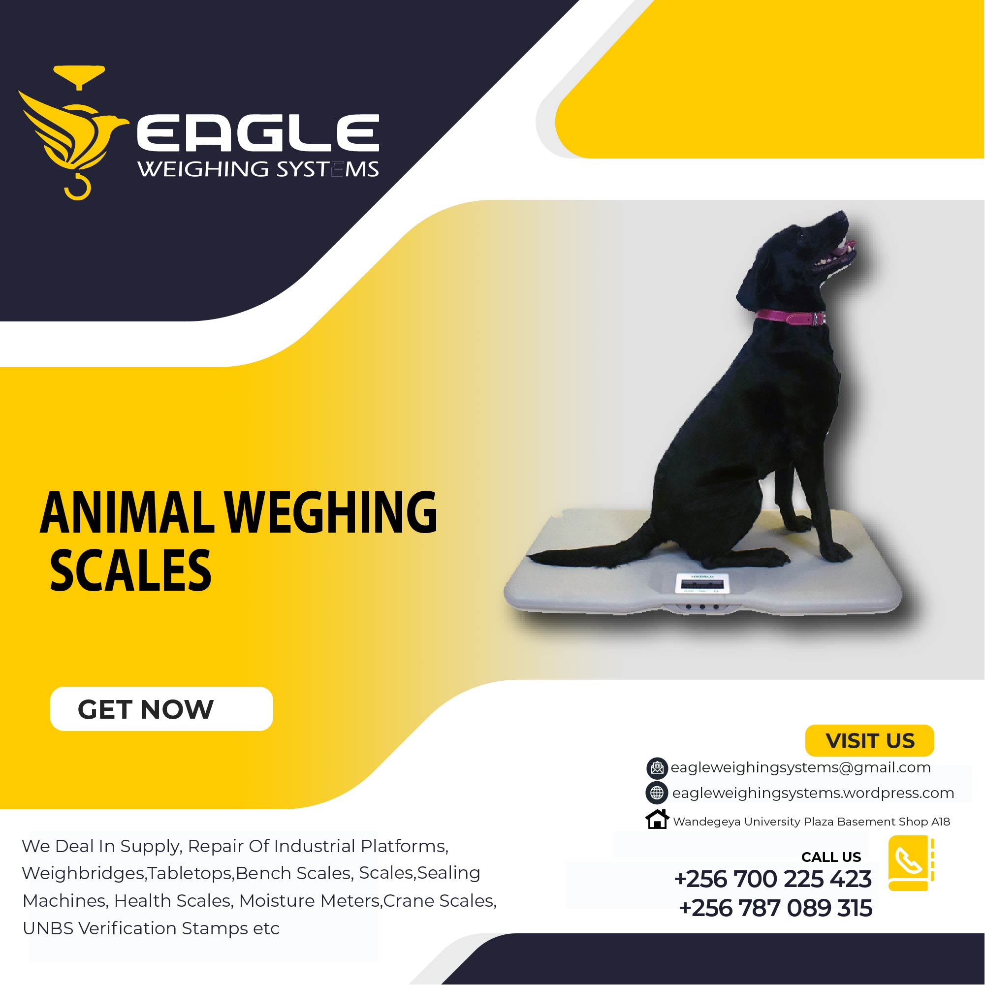 Livestock animal Weighing floor scales'