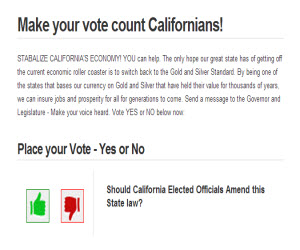 California Currency Laws Amendment'