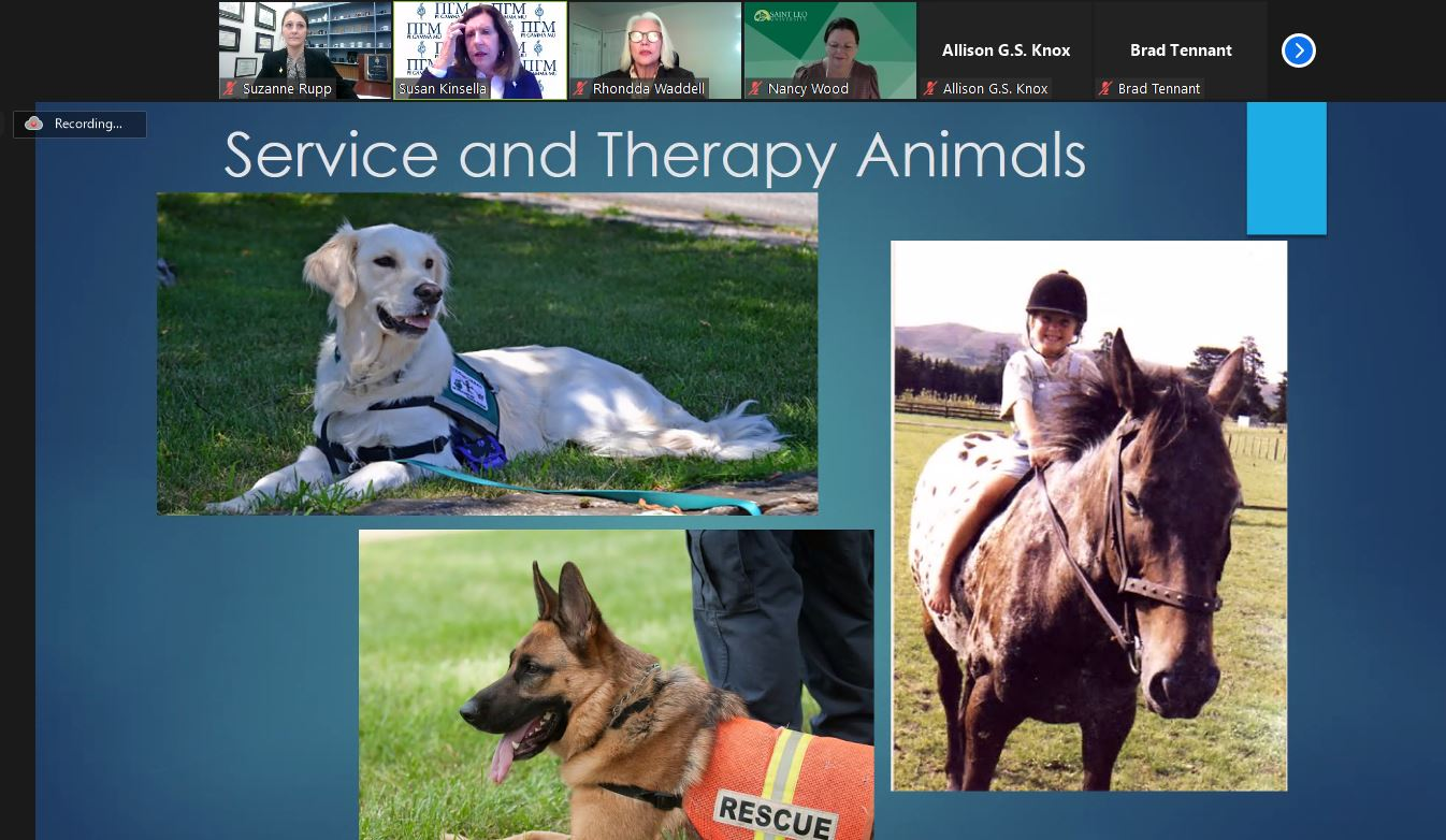 Service and Therapy Animals Training at Saint Leo University