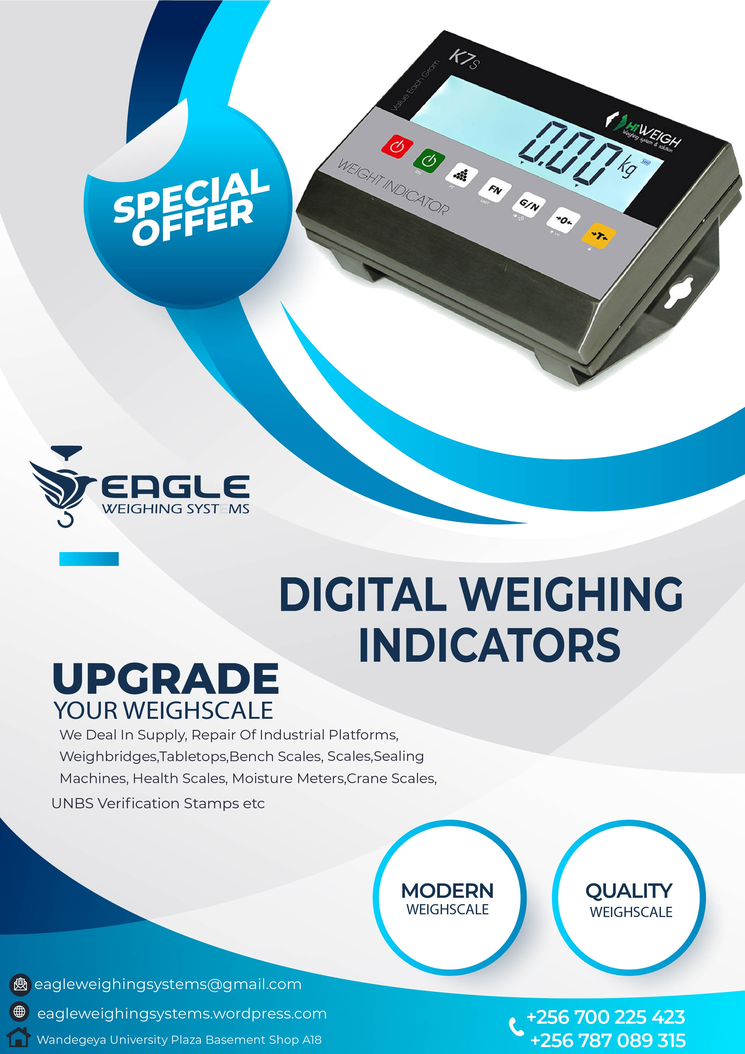 Multi-function animal weighing indicators company in Uganda'