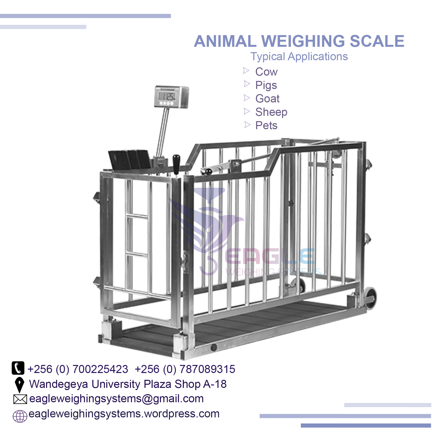 Platform weighing scales supplier in Entebbe Uganda'