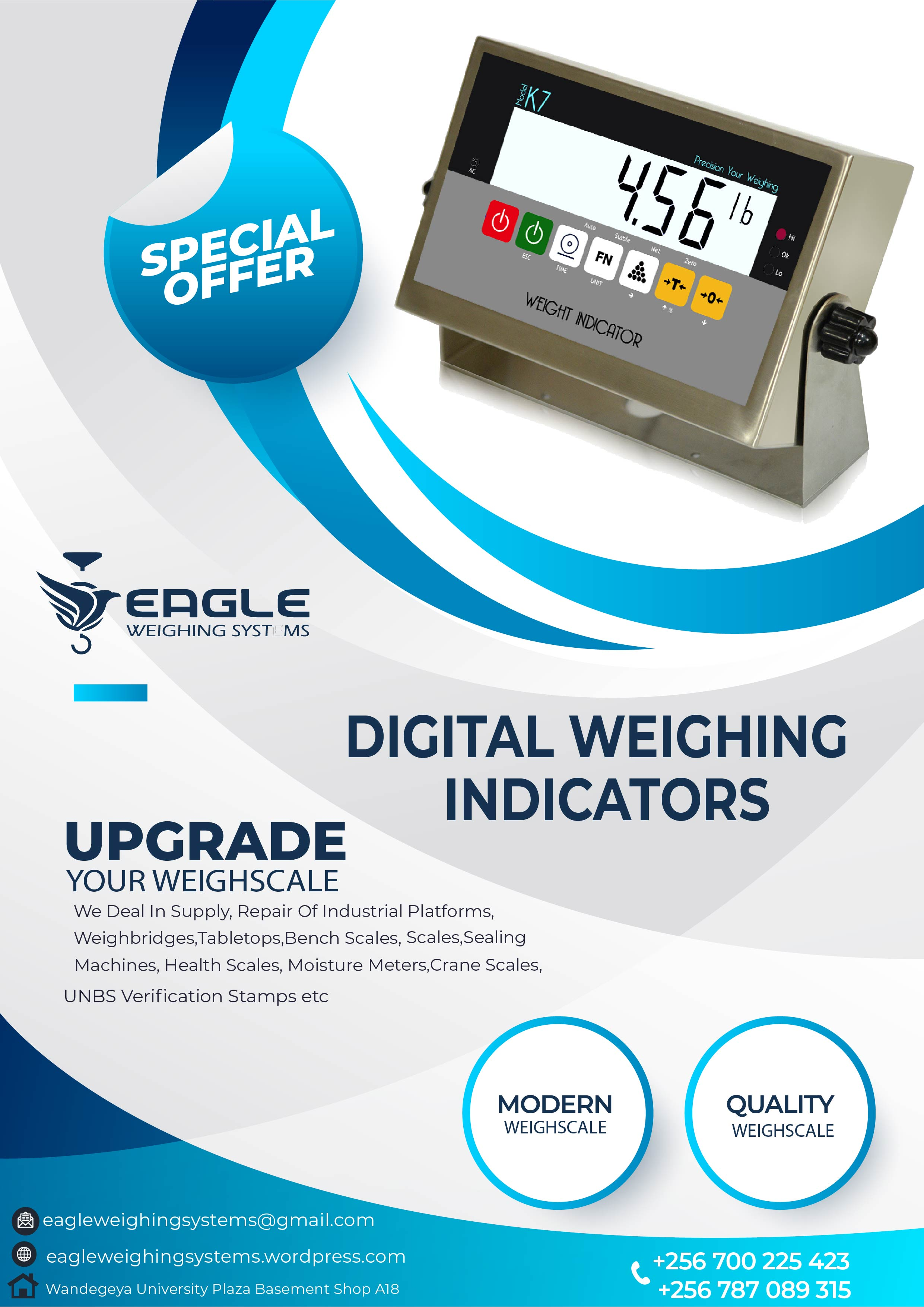 Multi-function animal weighing indicators company in Uganda'