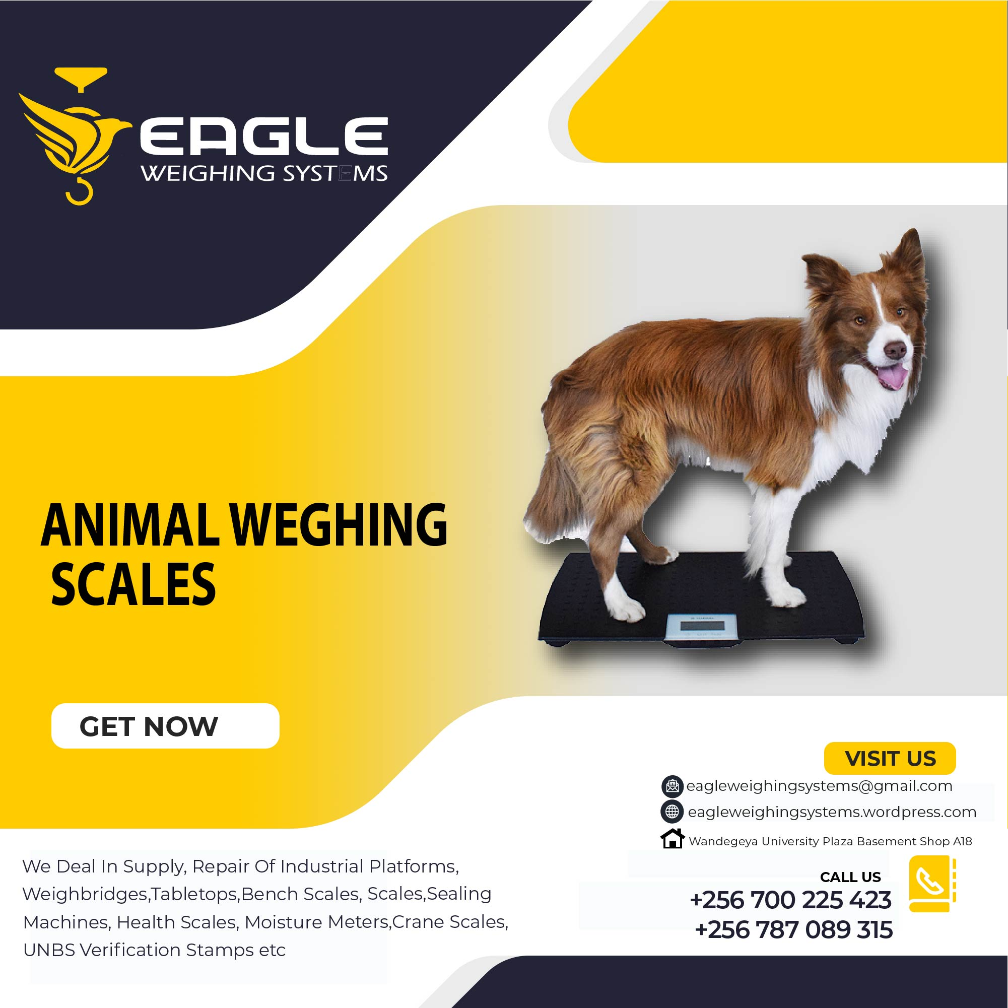 Best price of animal weighing scales in Kampala'