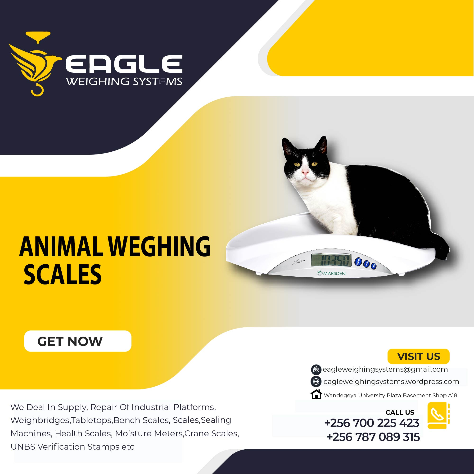 Heavy duty Animal weighing scales in Kampala Uganda'