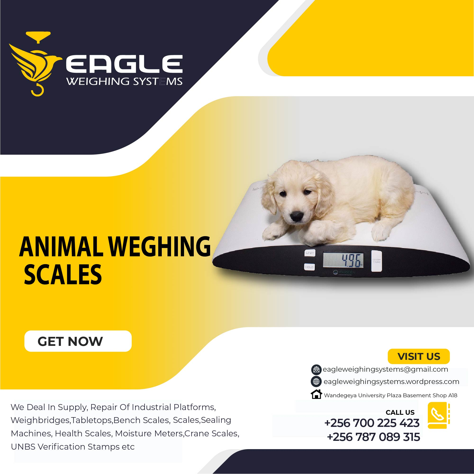 Eagle animal weighing scales'