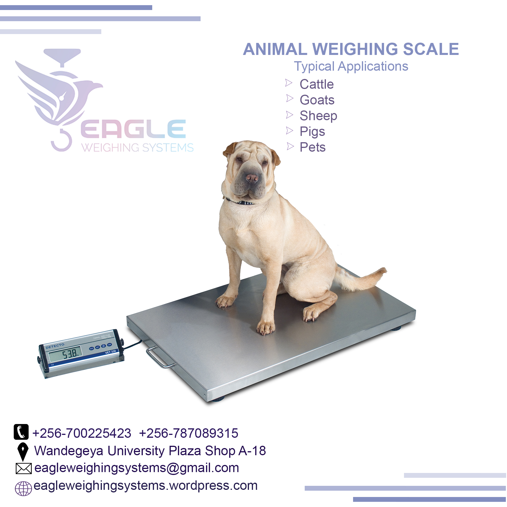 industrial cattle weighing scale 1 ton in Uganda'