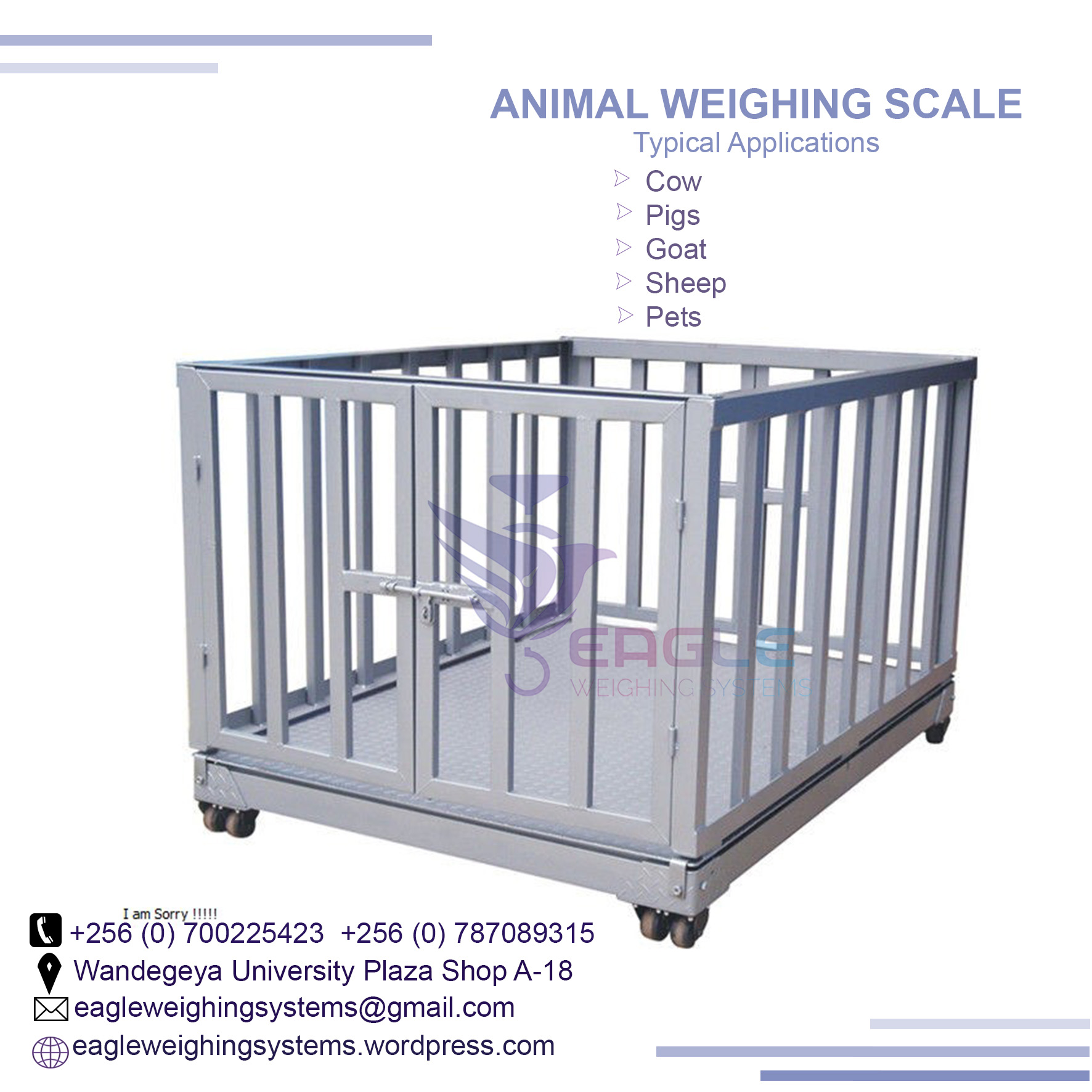 Animal High Accuracy weighing scales in Kampala Uga'