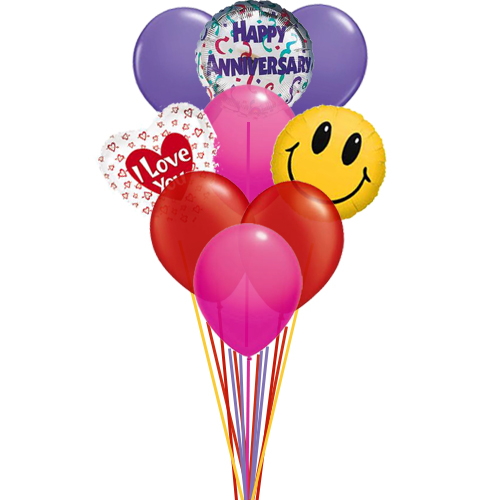 Anniversary balloons'