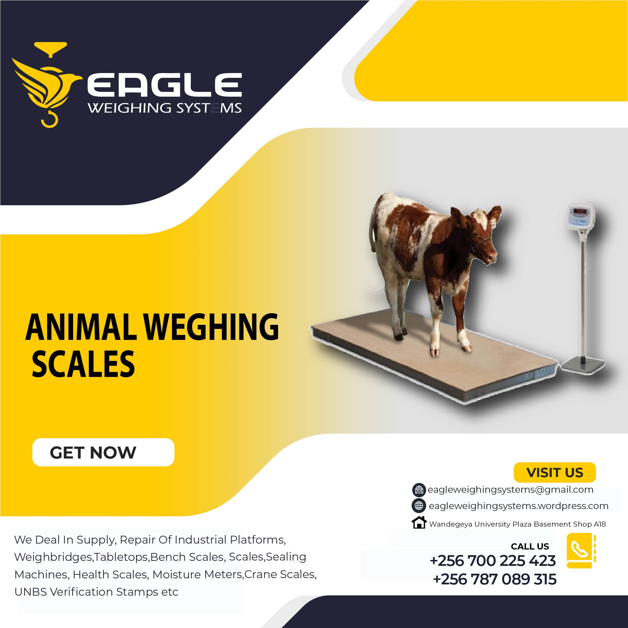 1000 kg digital animal weighing scales  for cows, goats, pig'