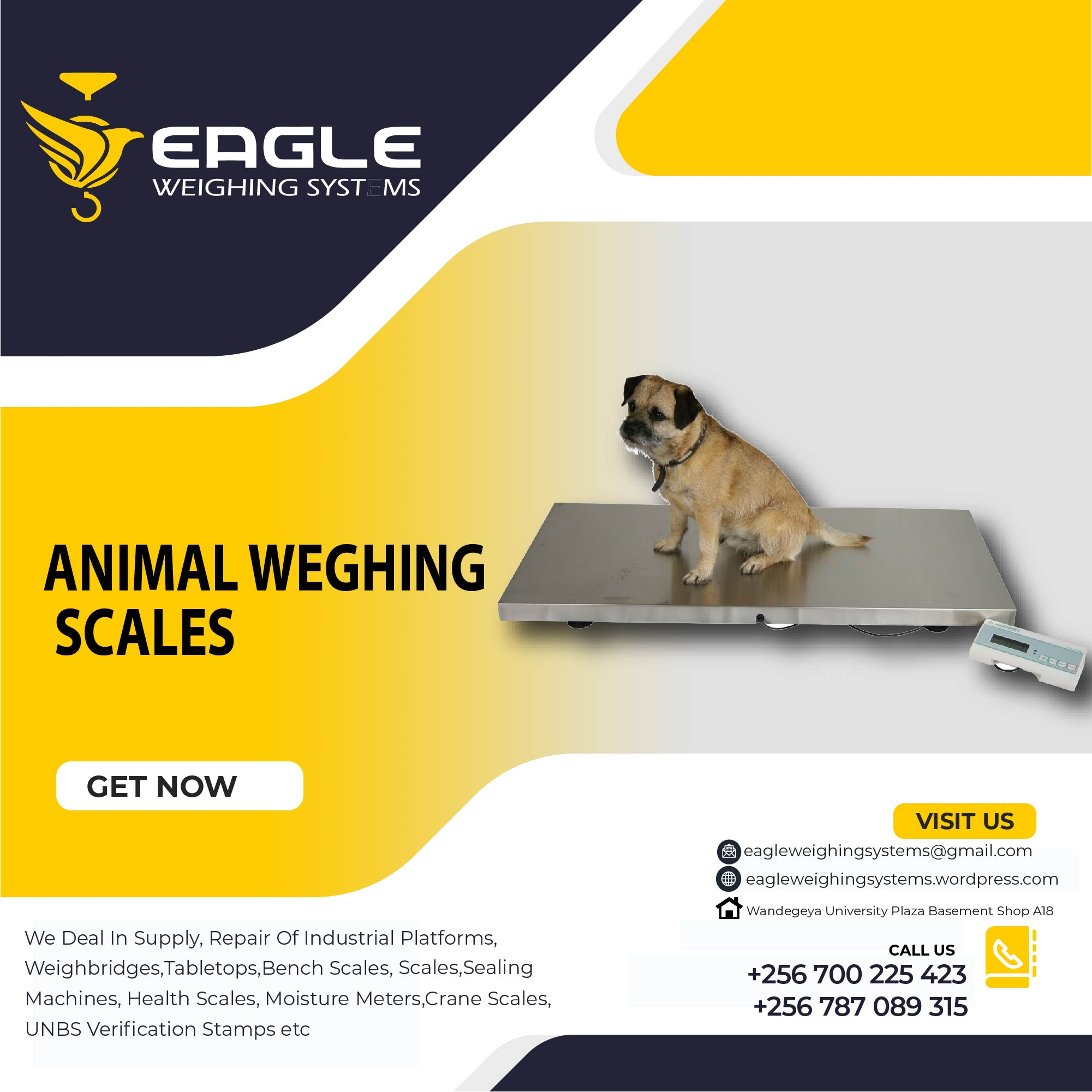 Electronic Price computing platform animal weighing scales i'