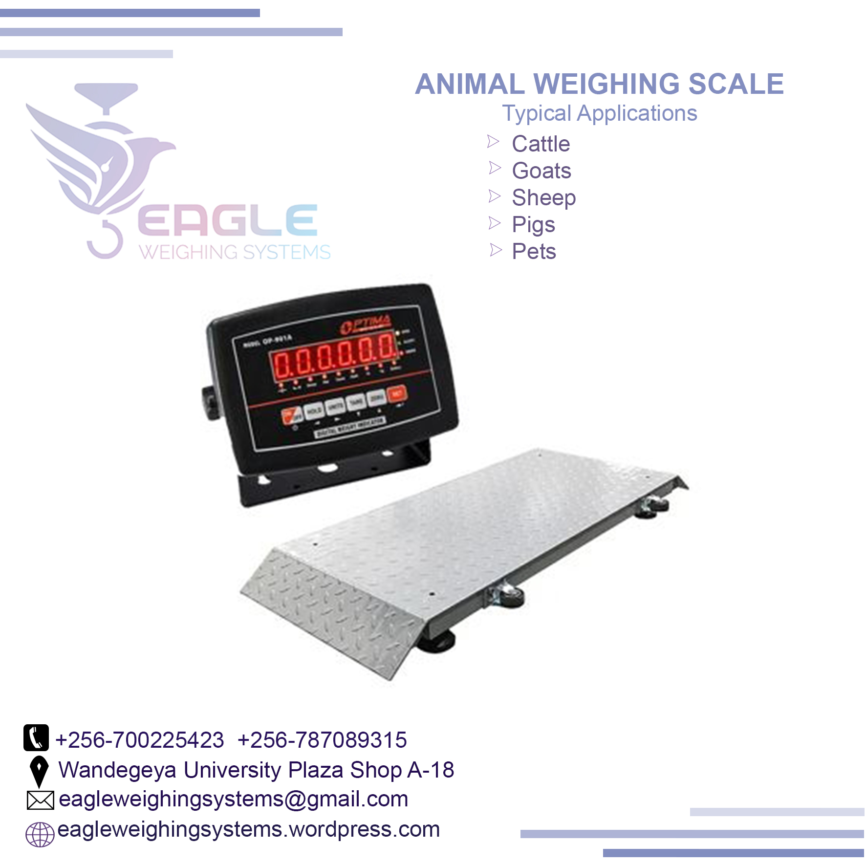 Industry platform floor weighing scales in Kampala Uganda'