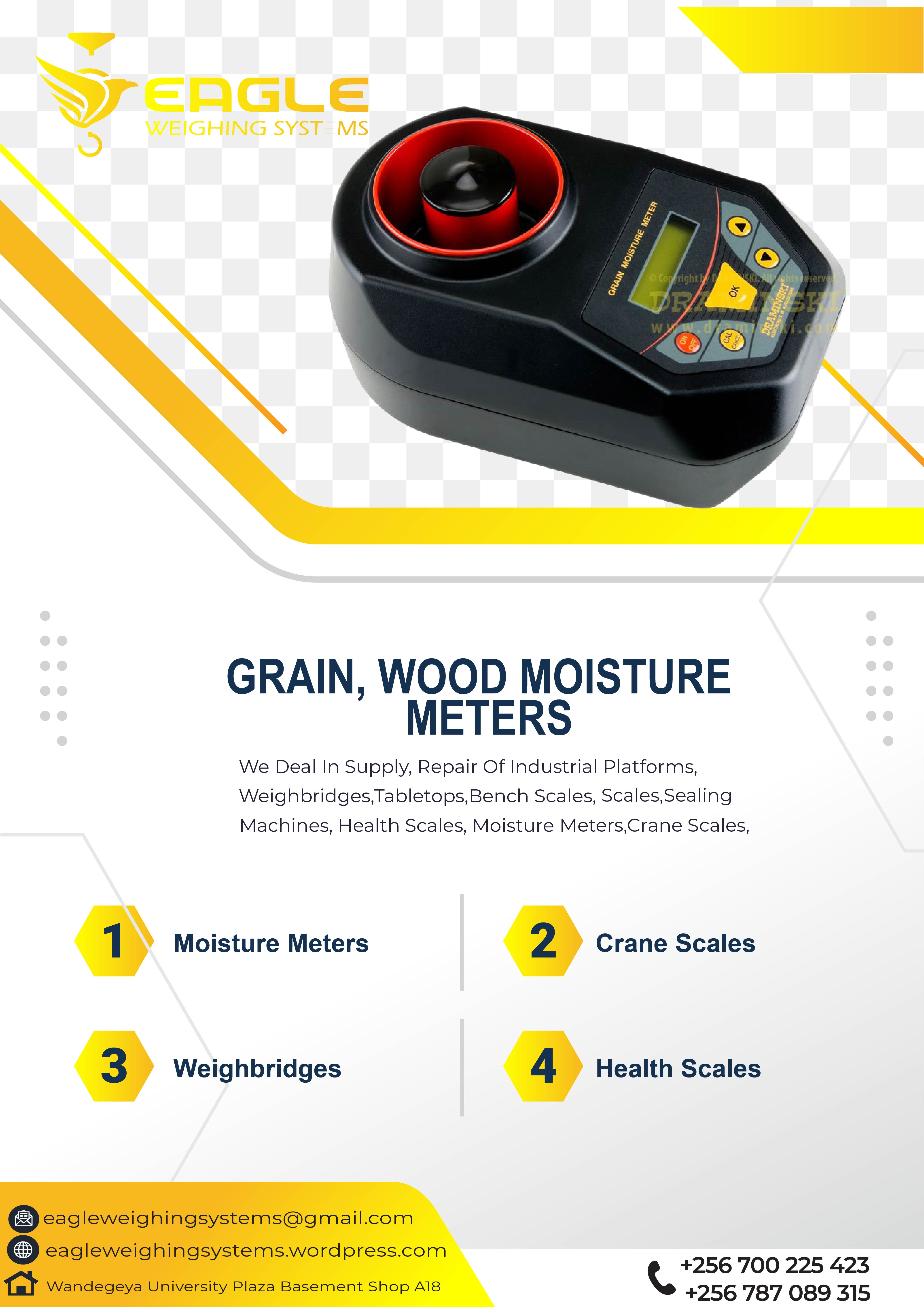 MOISTURE METERS &amp; ANALYSERS'