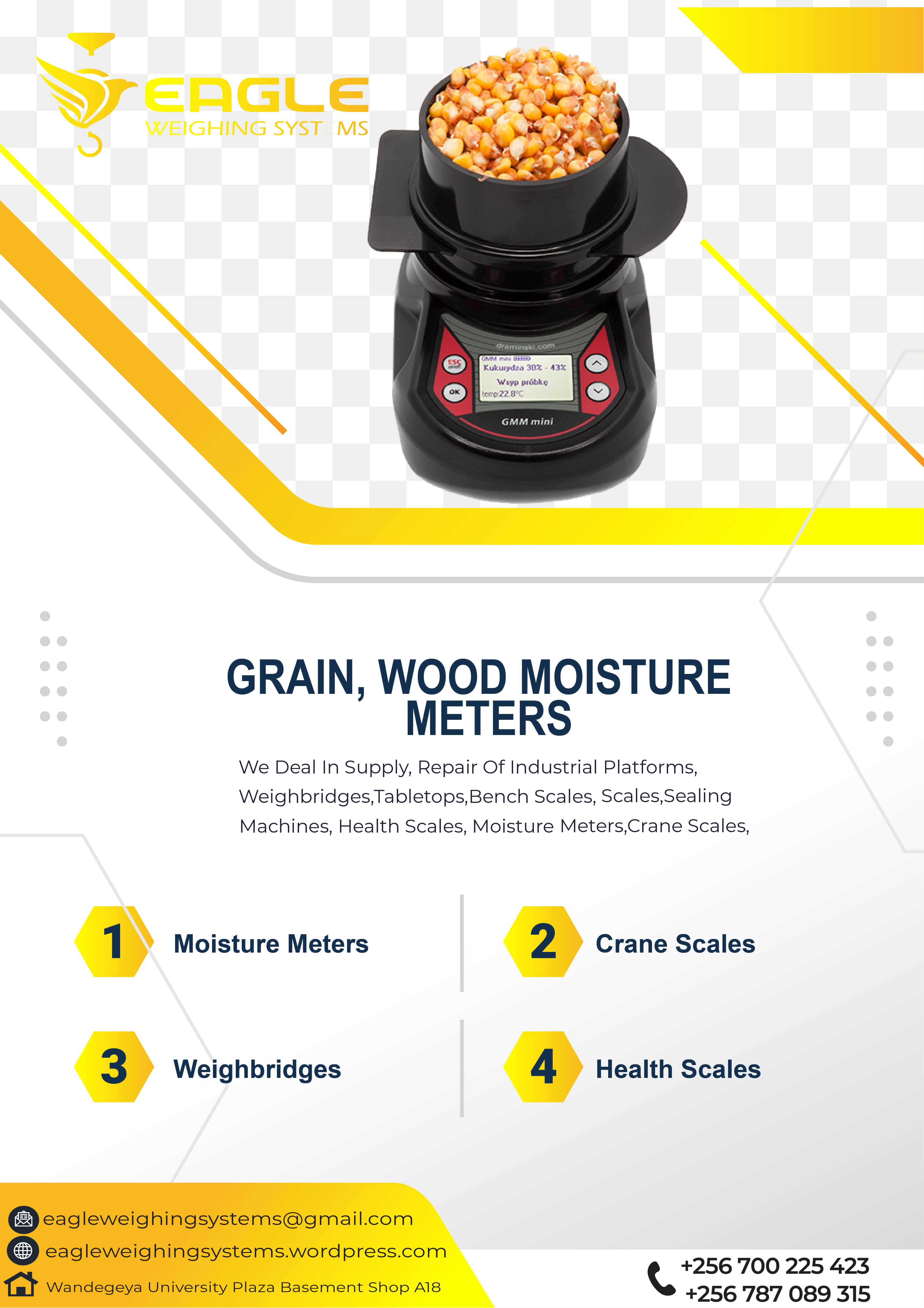 Grain moisture meters for grains in Kampala Uganda'