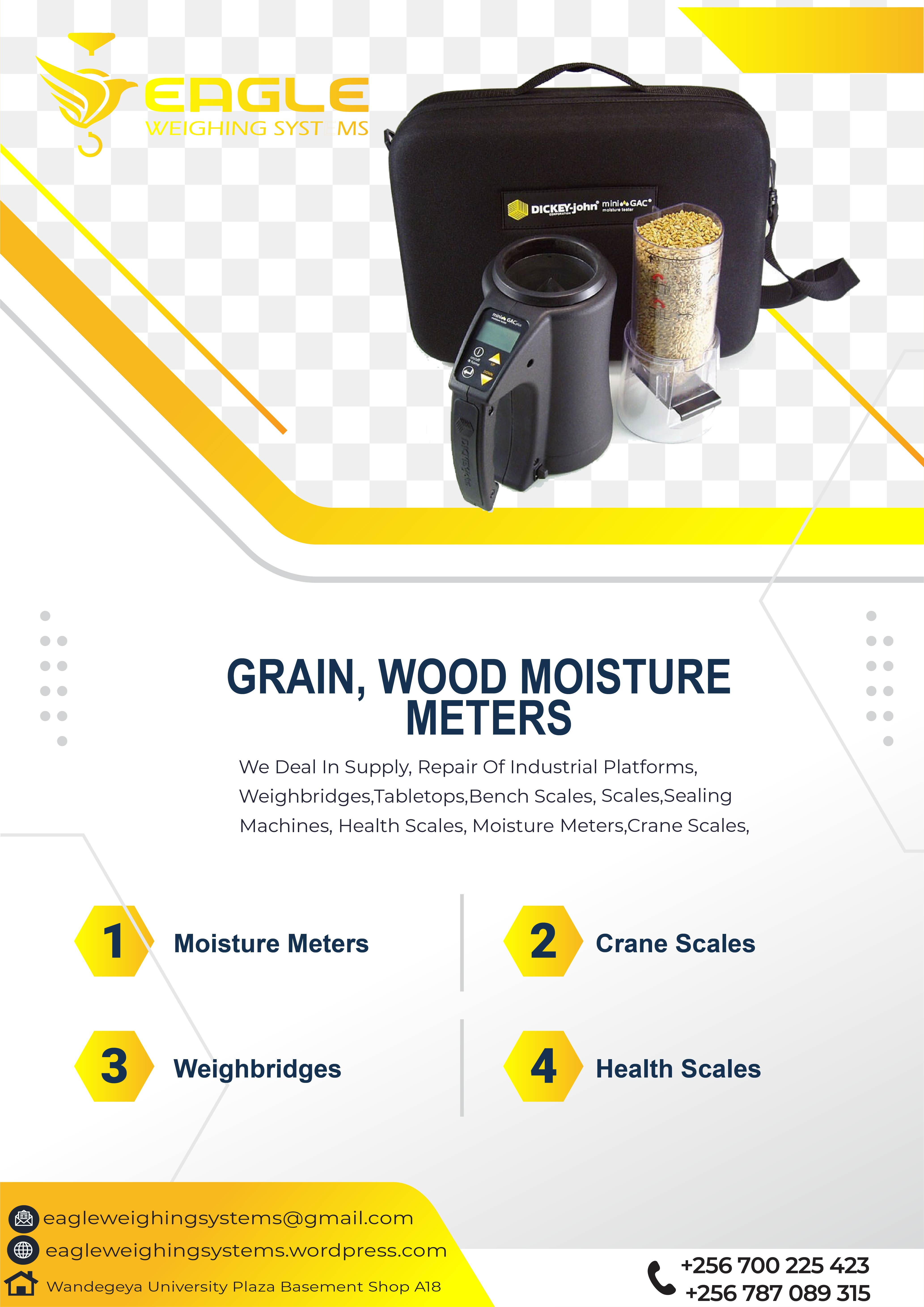Maize, rice moisture meter for grains in Kampala Uganda'