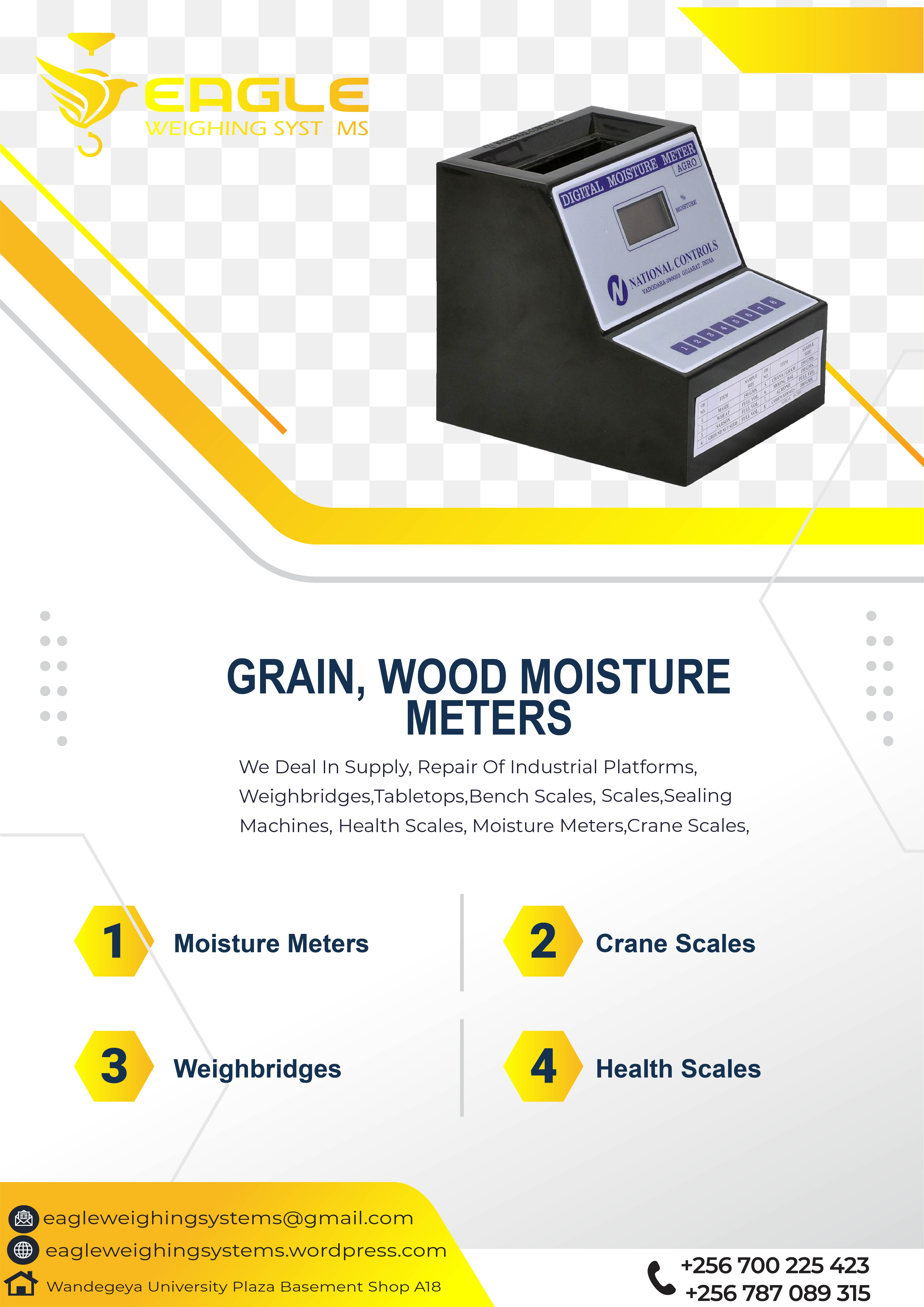 Digital grain Moisture Meter for Measuring Moisture Content'