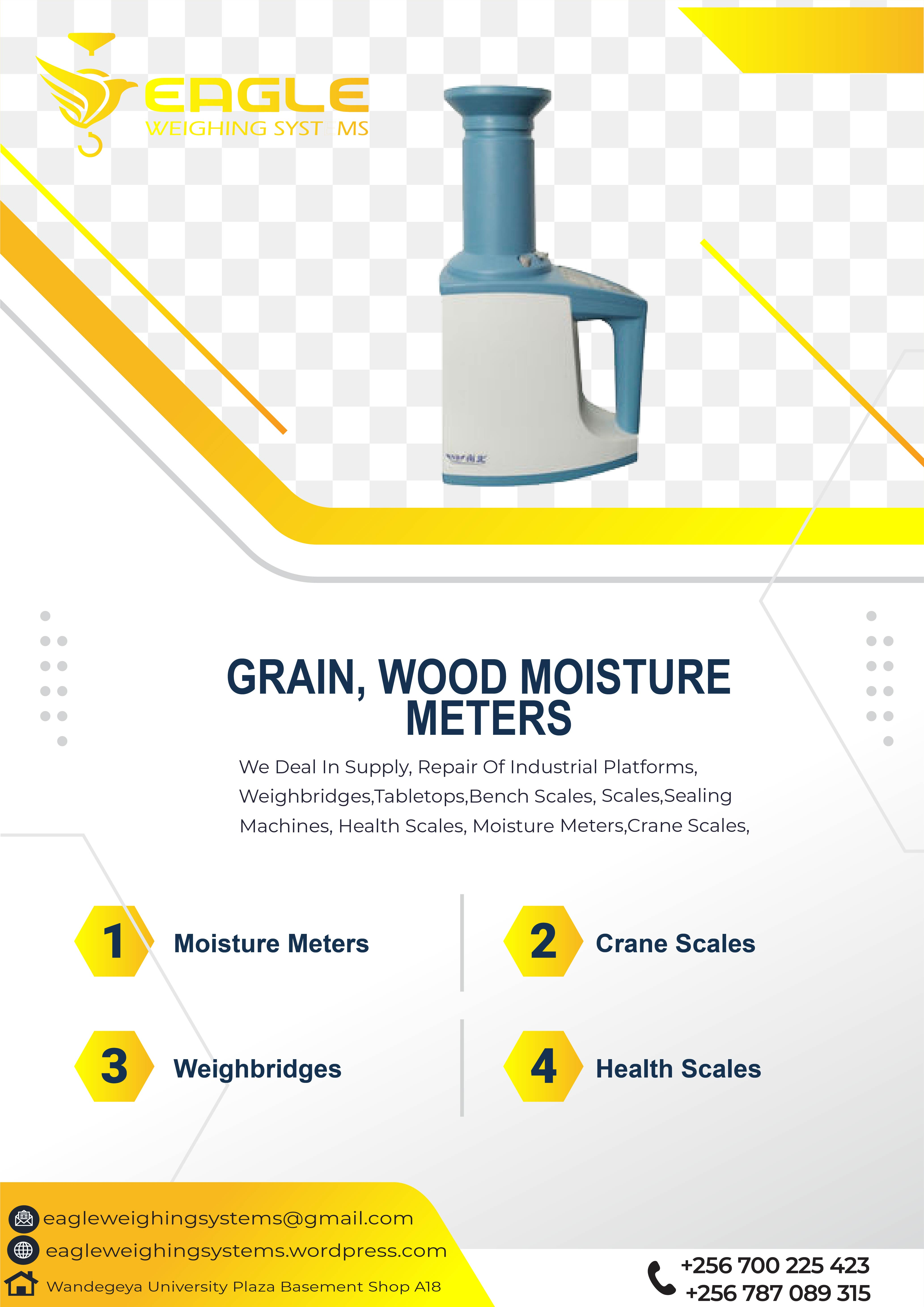 Rice, Wheat, Coffee, Cocoa Moisture Tester supplier in Ugand'