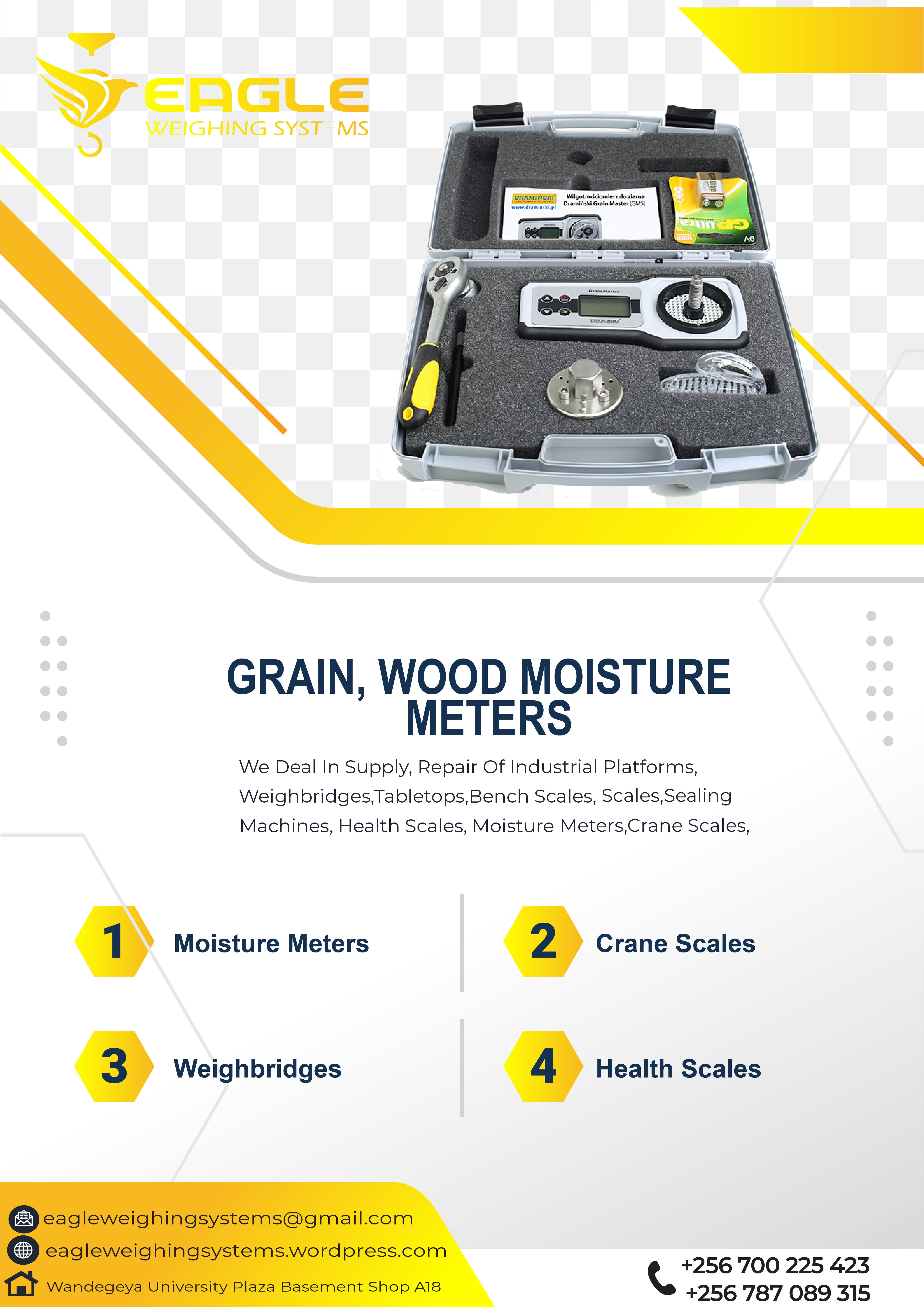 Handheld moisture meter for cocoa, cereals in Uganda'