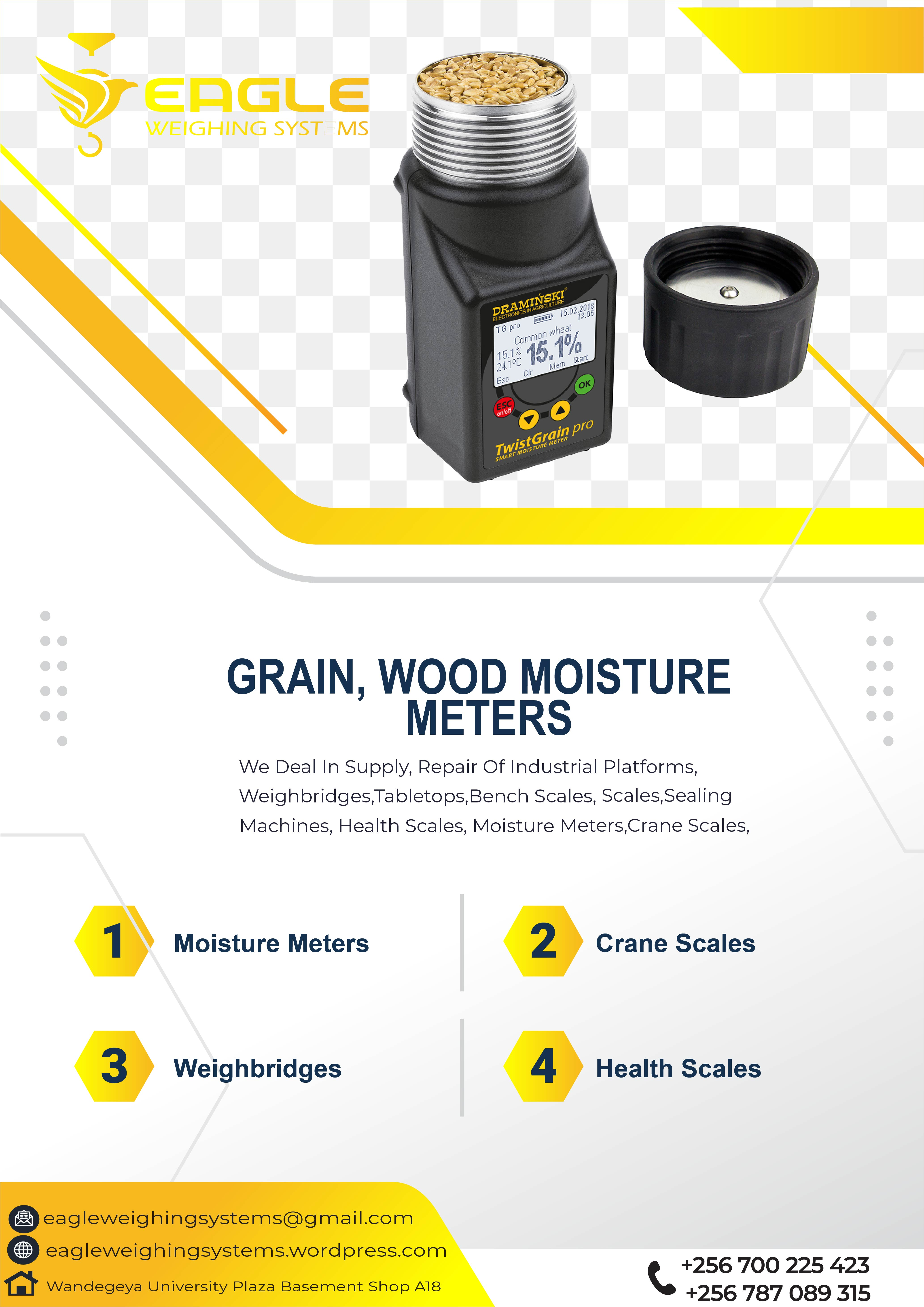 Portable coffee moisture meter'