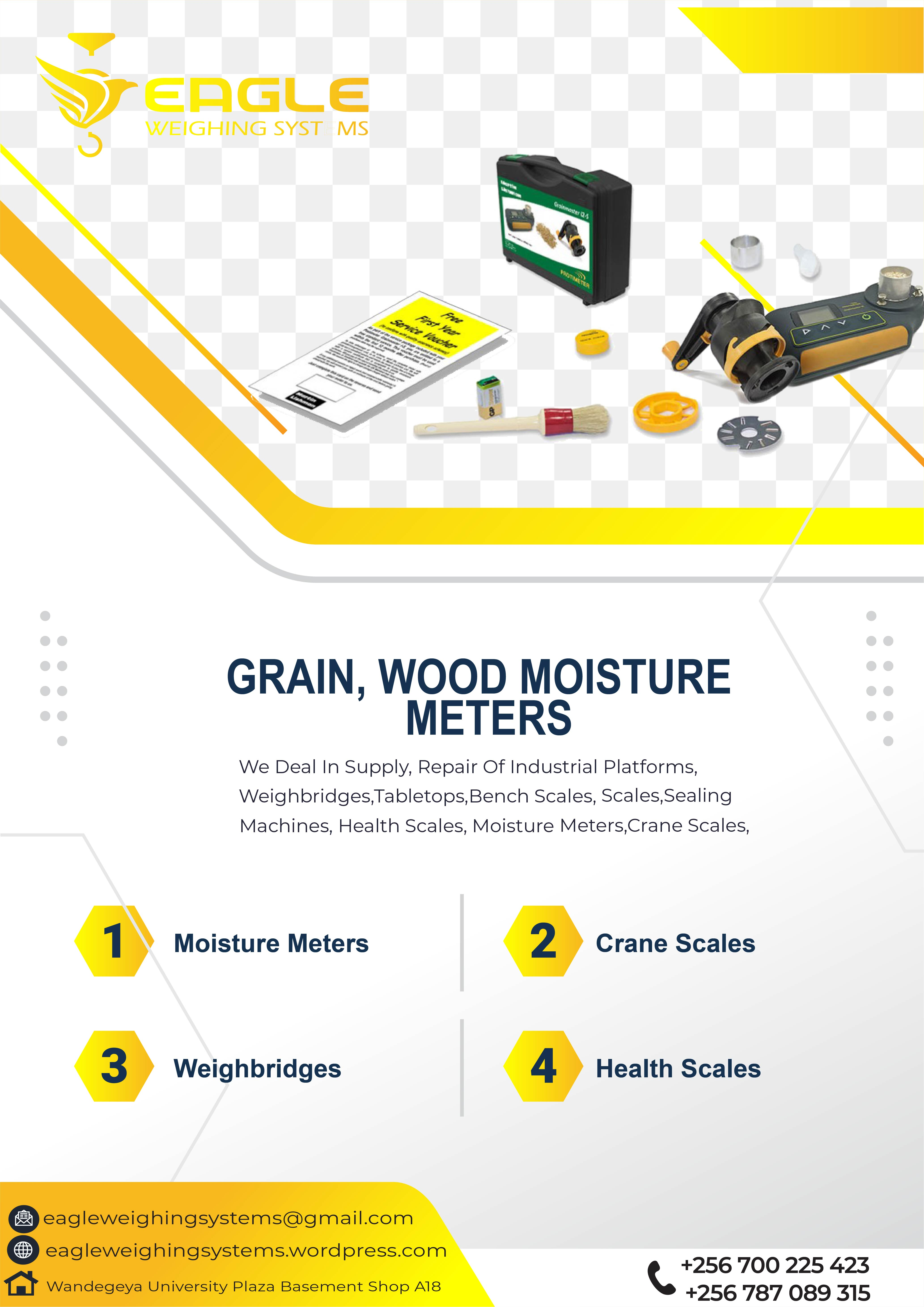 Moisture meters for cocoa'