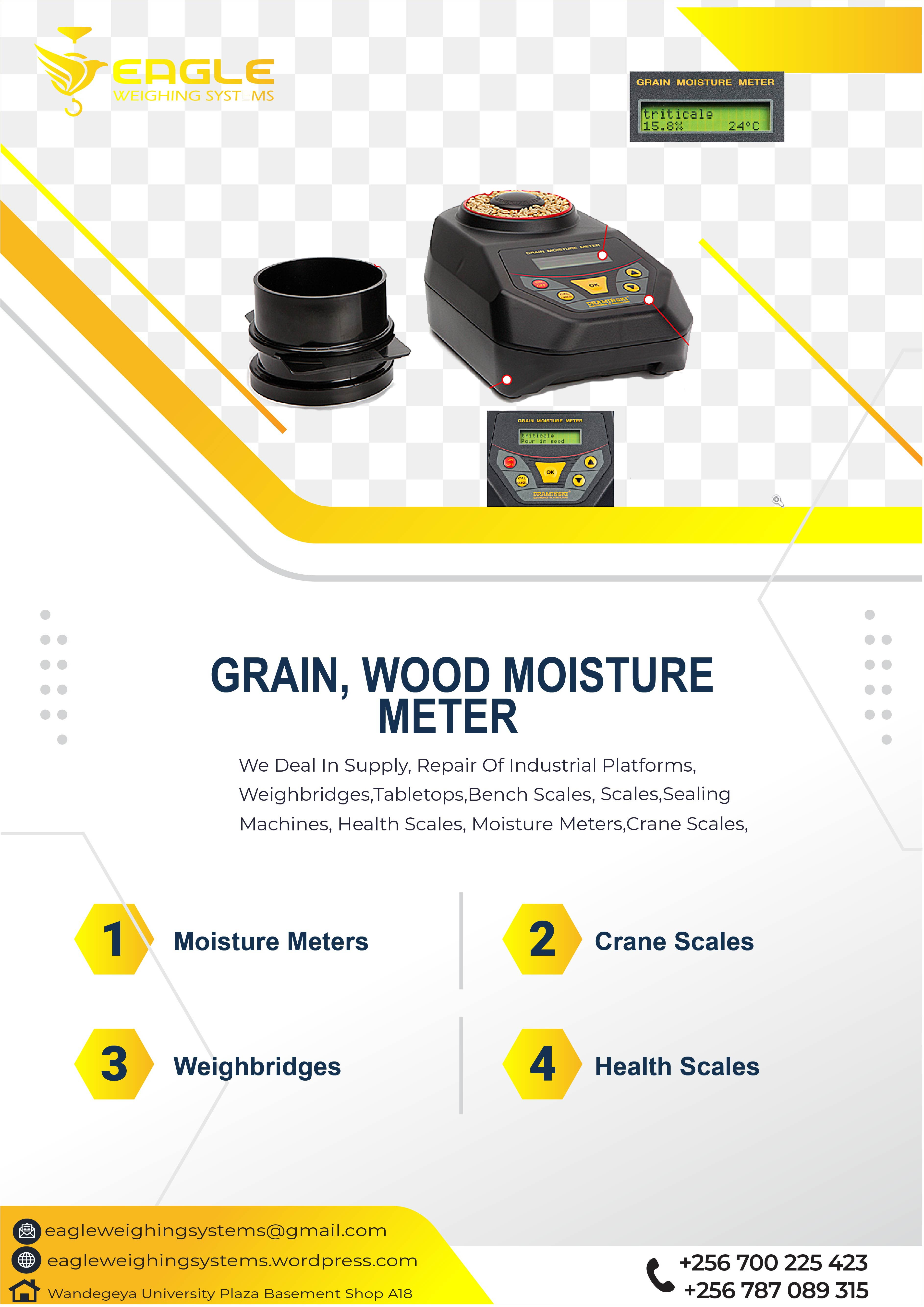 Grain tester moisture meter for maize in Uganda'