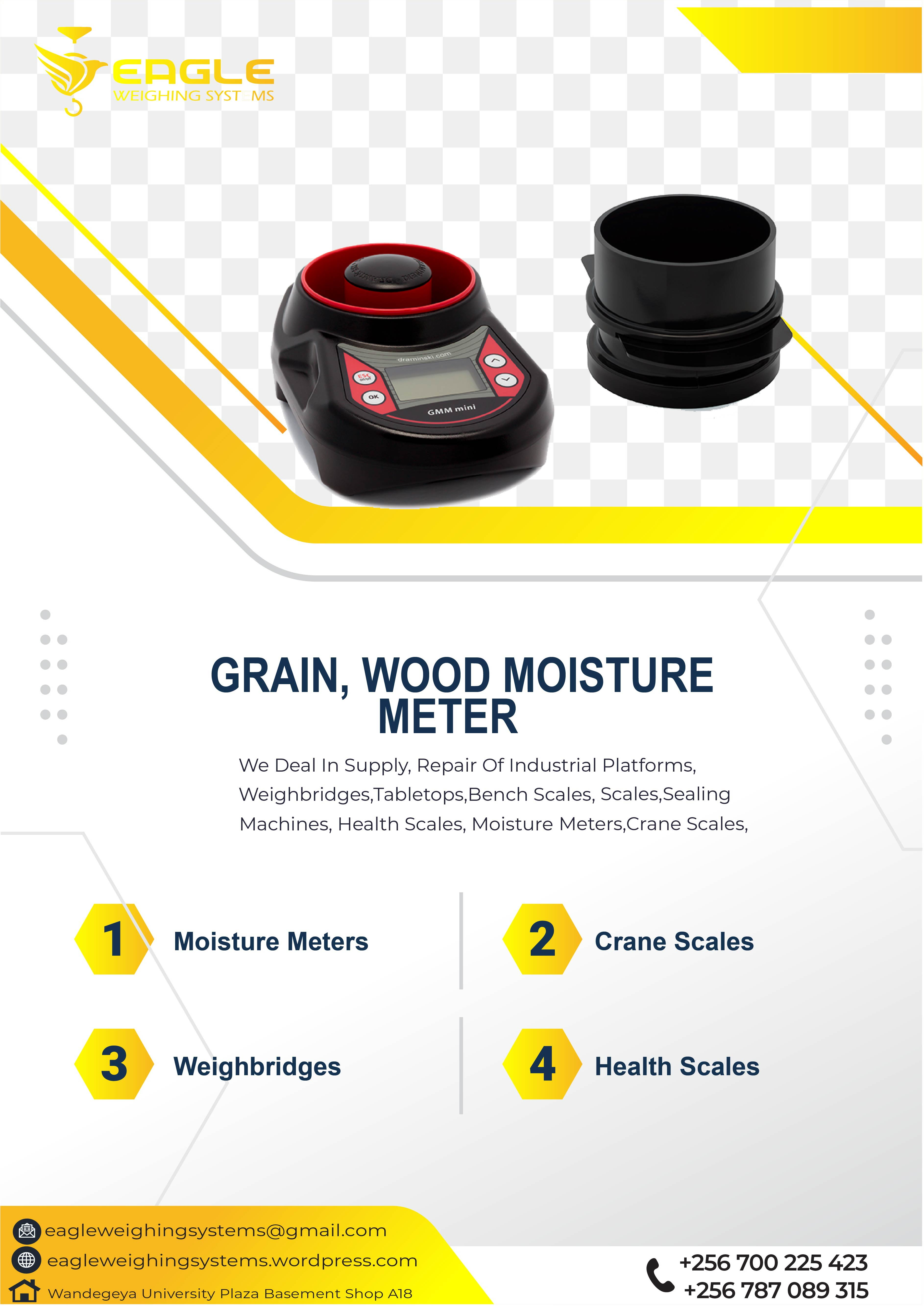 Easy reading Moisture Tester Temperature Meter Detector in U'