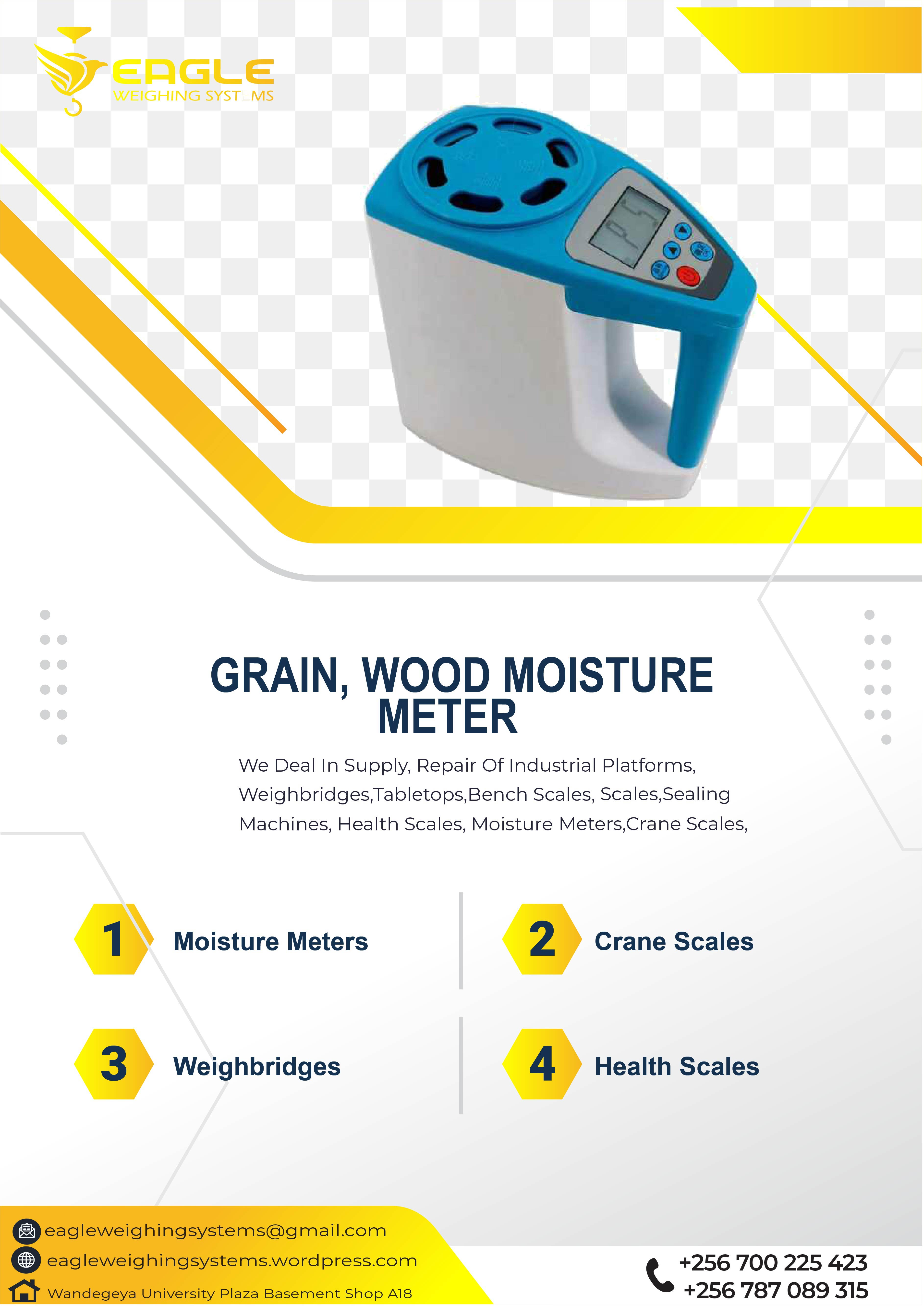 Moisture meters for maize, beans coffee shop in Uganda'