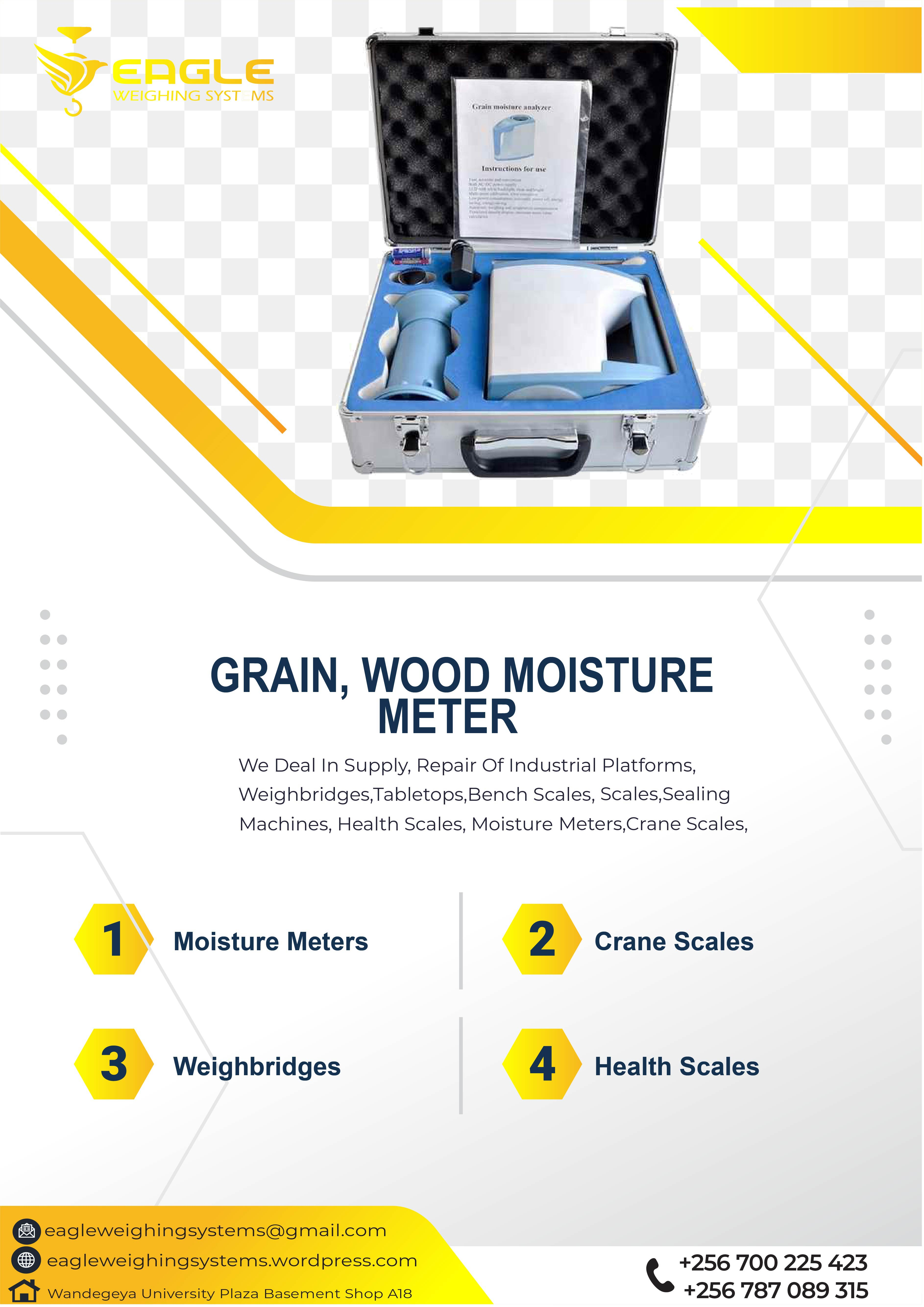 Cup type digital coffee, grain moisture meters in Uganda'