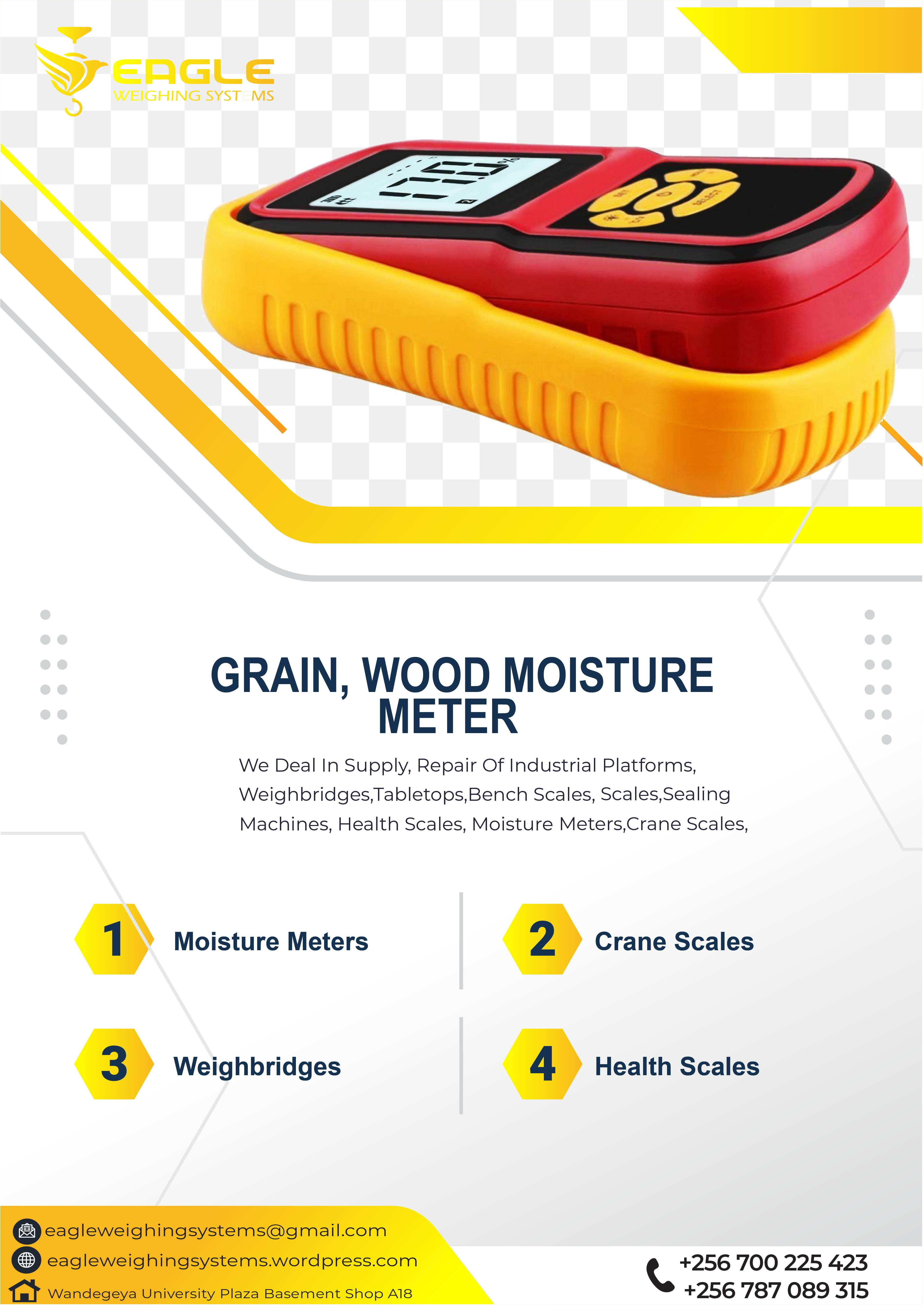 Digital Moisture Meters for cereals like millet, sorghum, ri'