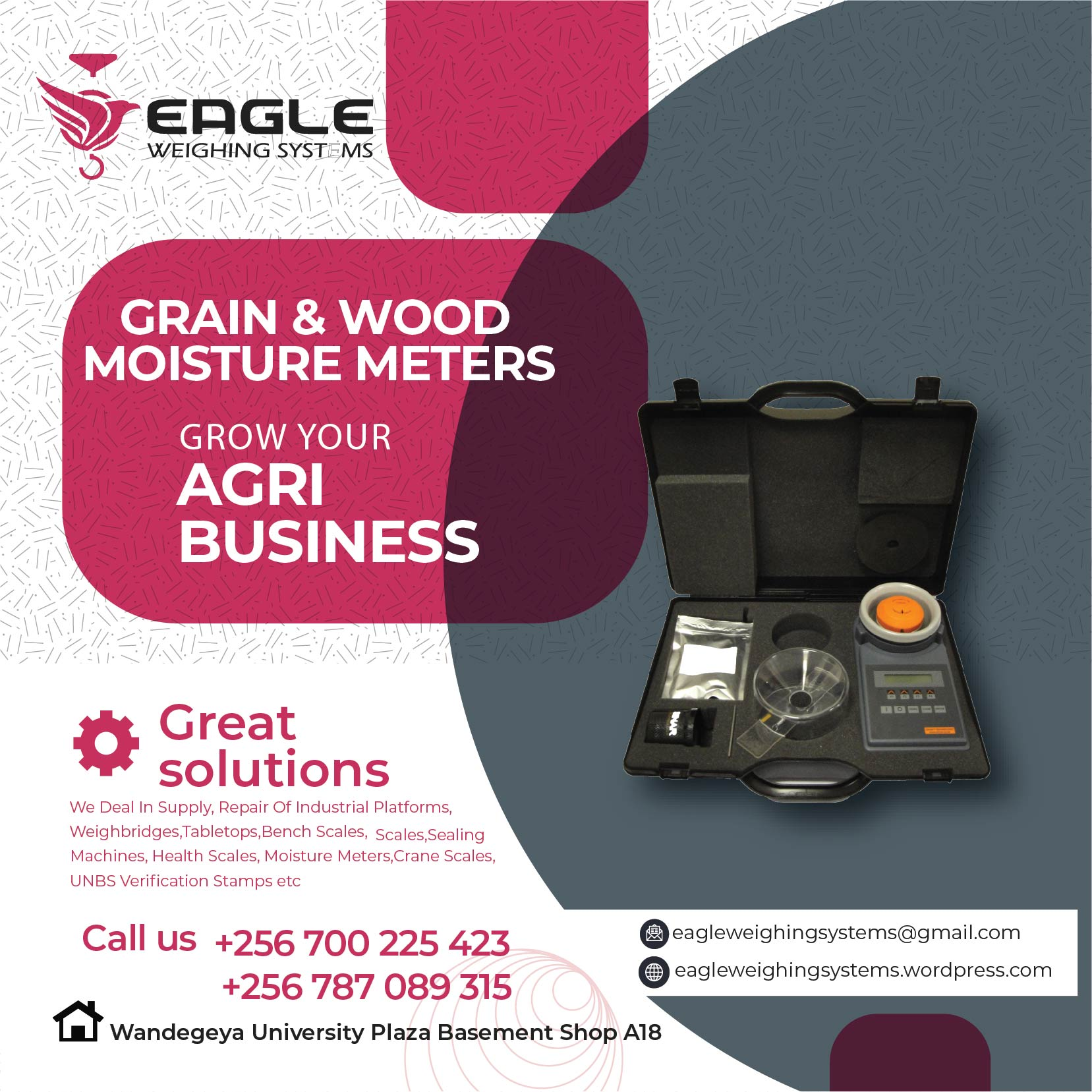 Sinar technology Digital grain Moisture Meter in Uganda'