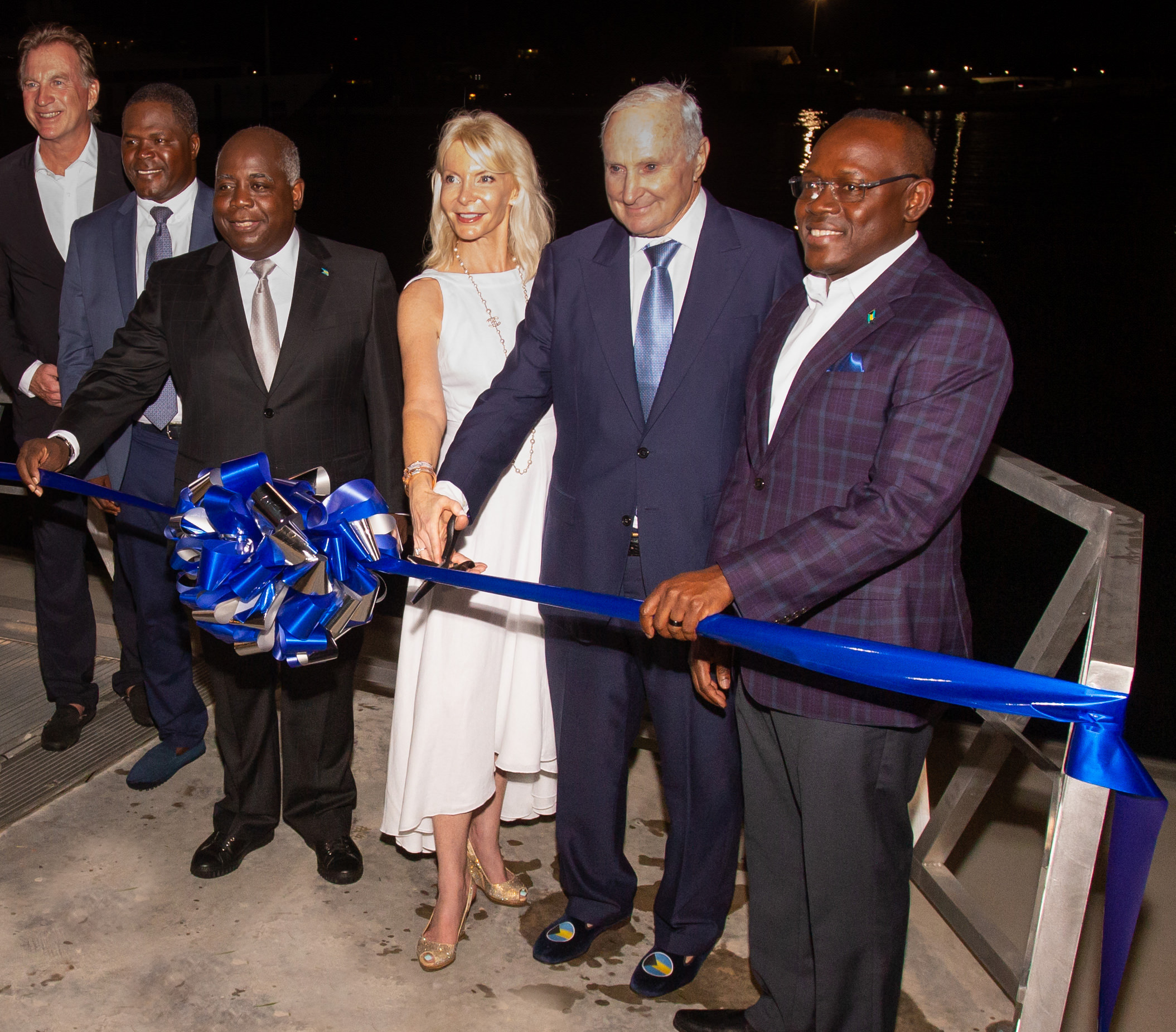 Hurricane Hole Superyacht Marina ribbon-cutting