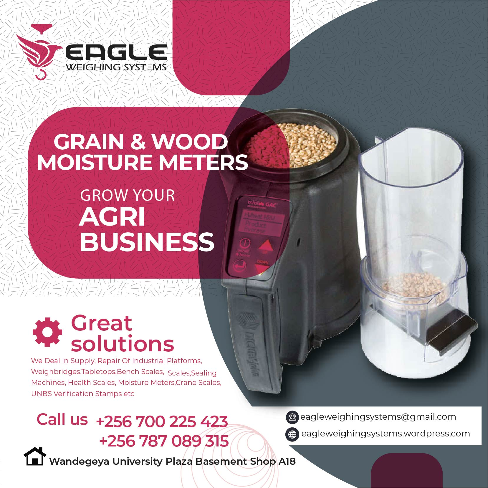 Digital grain Moisture Meter for Measuring Moisture Content'