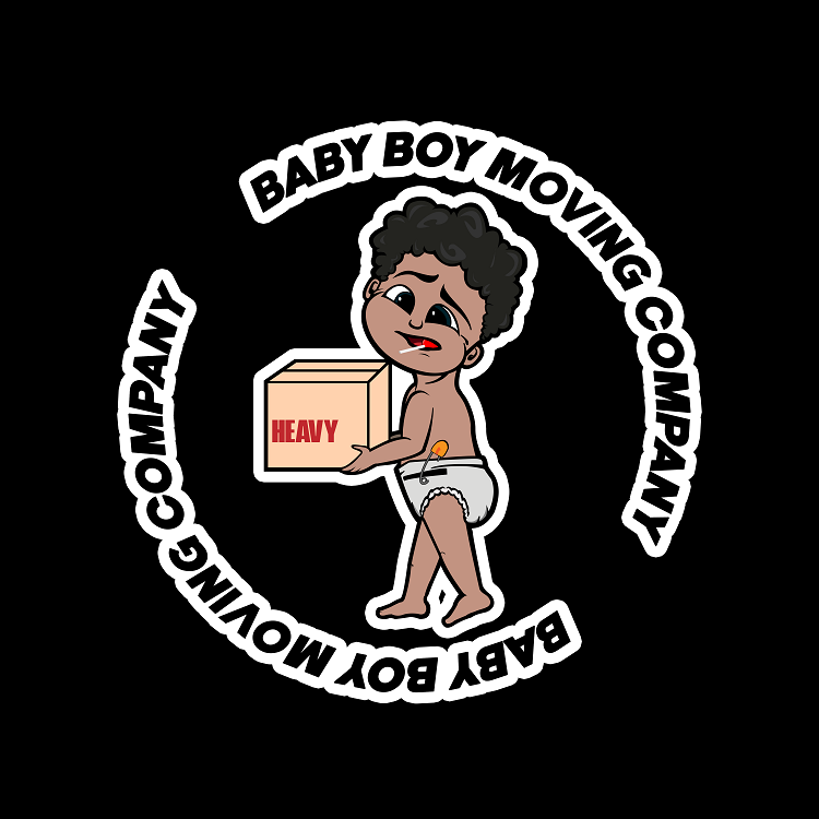 Company Logo For Baby Boy Moving Company'