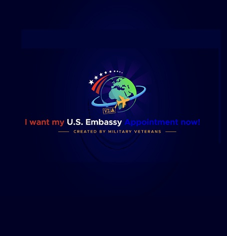 I want my U.S. Embassy Appointment Now! Logo