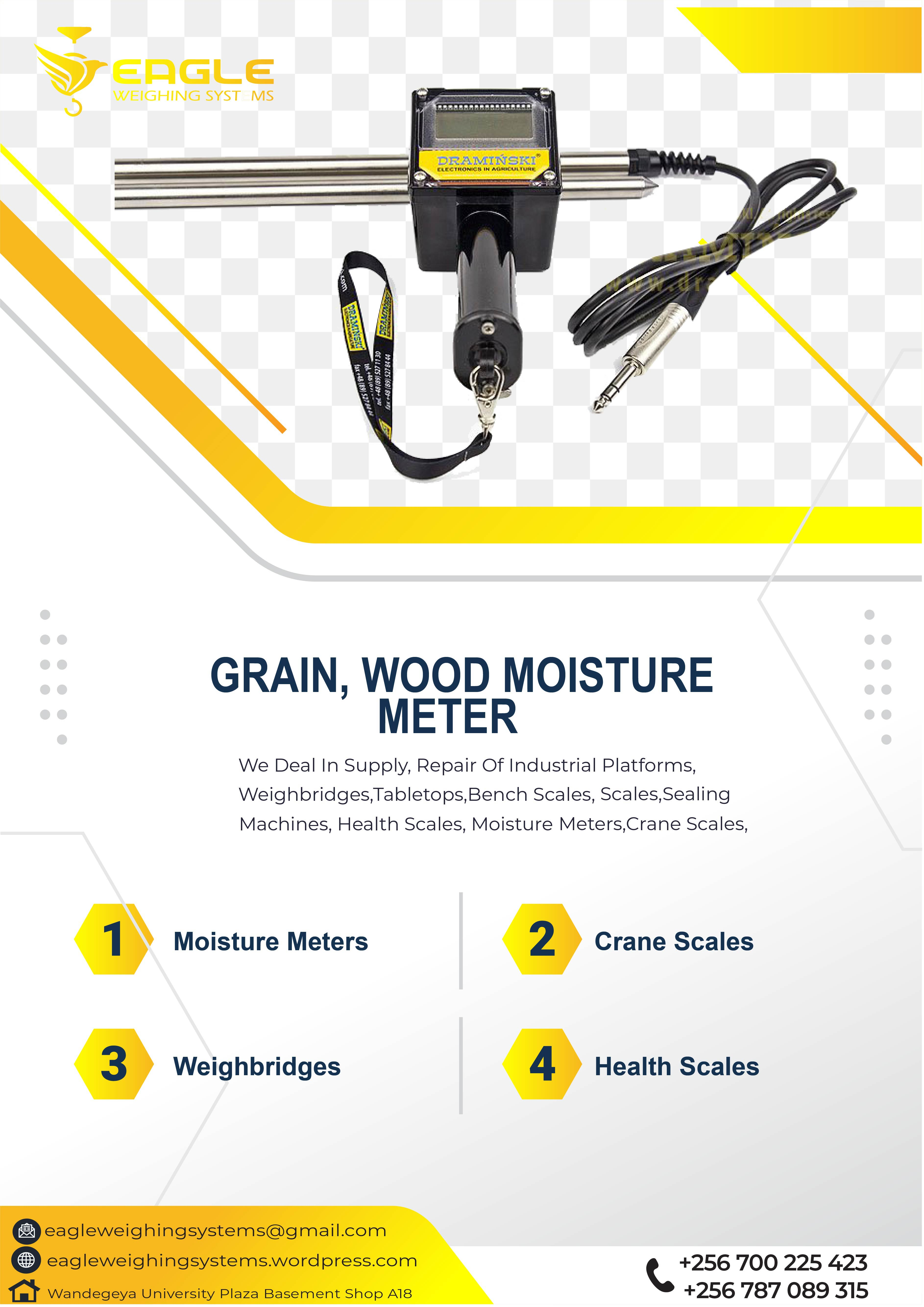 Digital wood moisture meters with long probe in Uganda'
