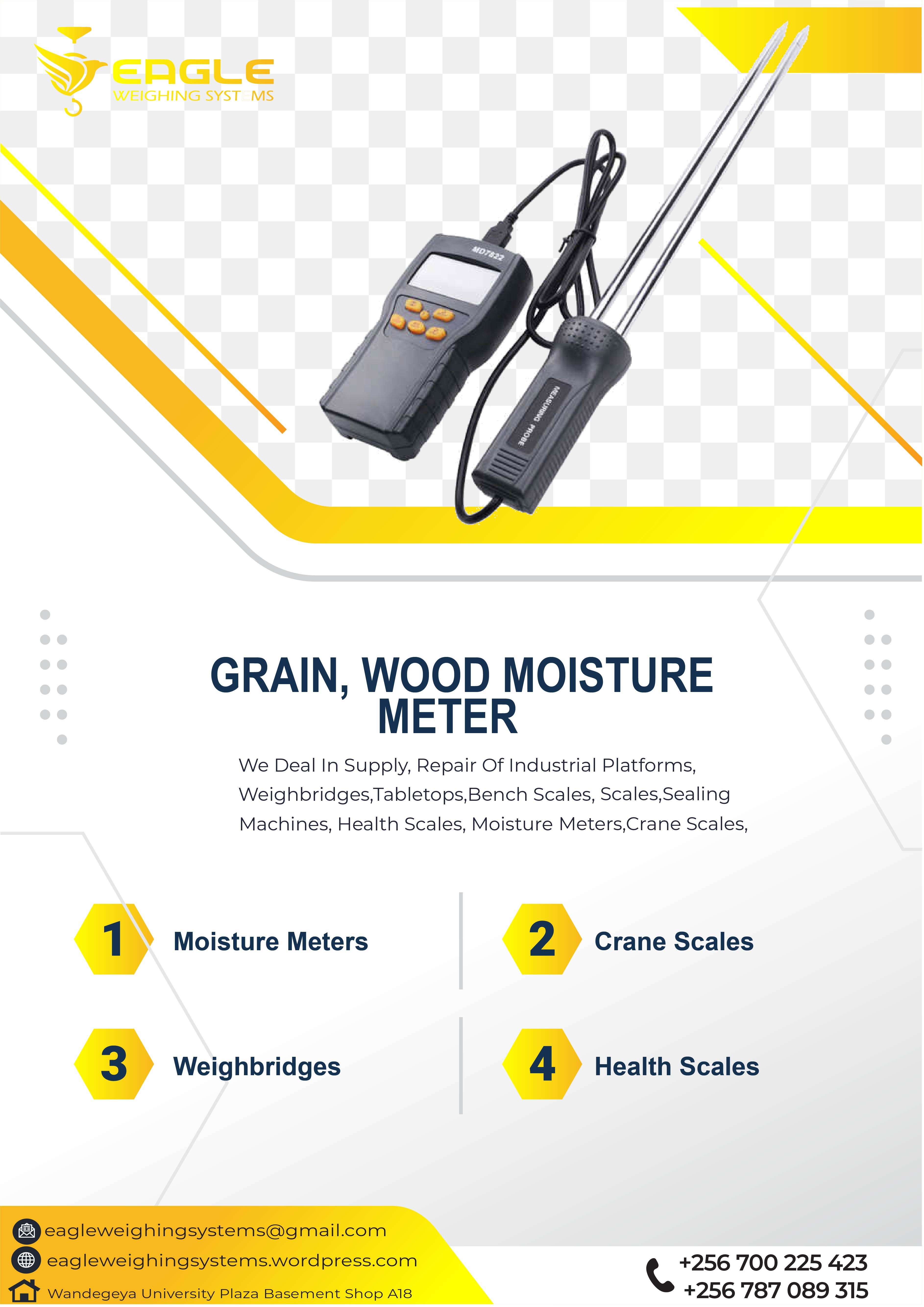 Moisture meters for maize, beans coffee shop in Uganda'