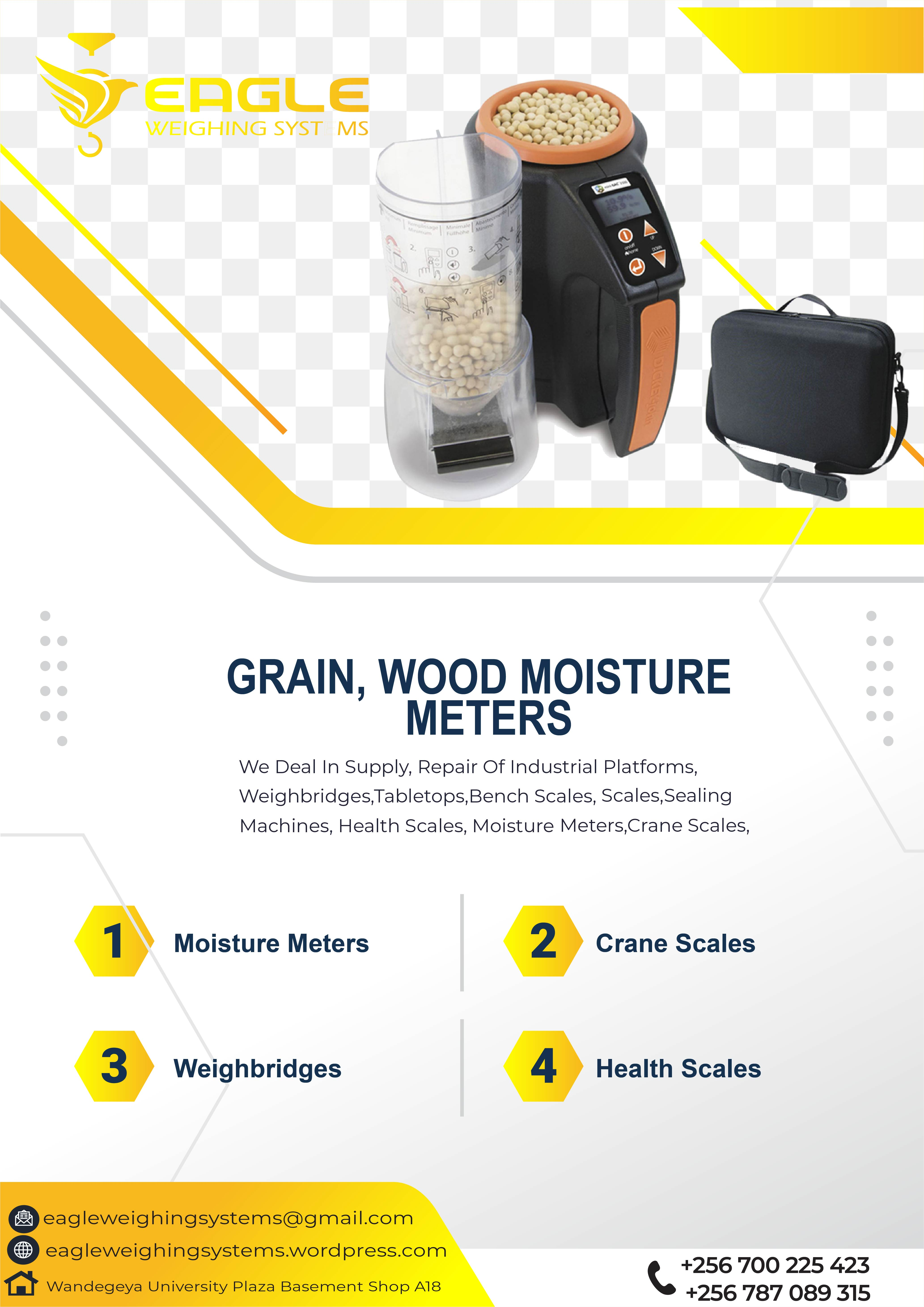 Whole seller of grain moisture meters in Kampala Uganda'