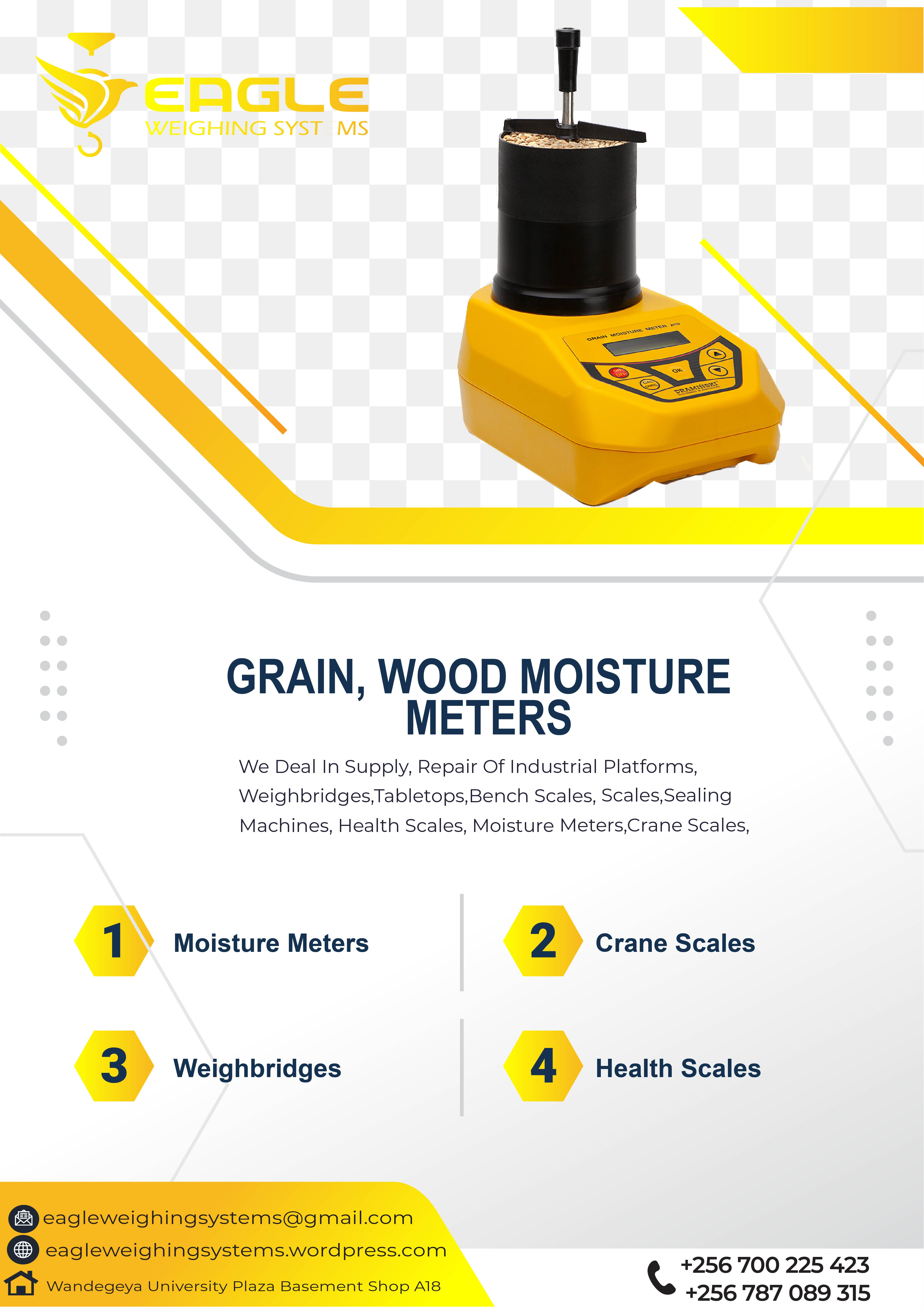 Cup type digital coffee, grain moisture meters in Uganda'