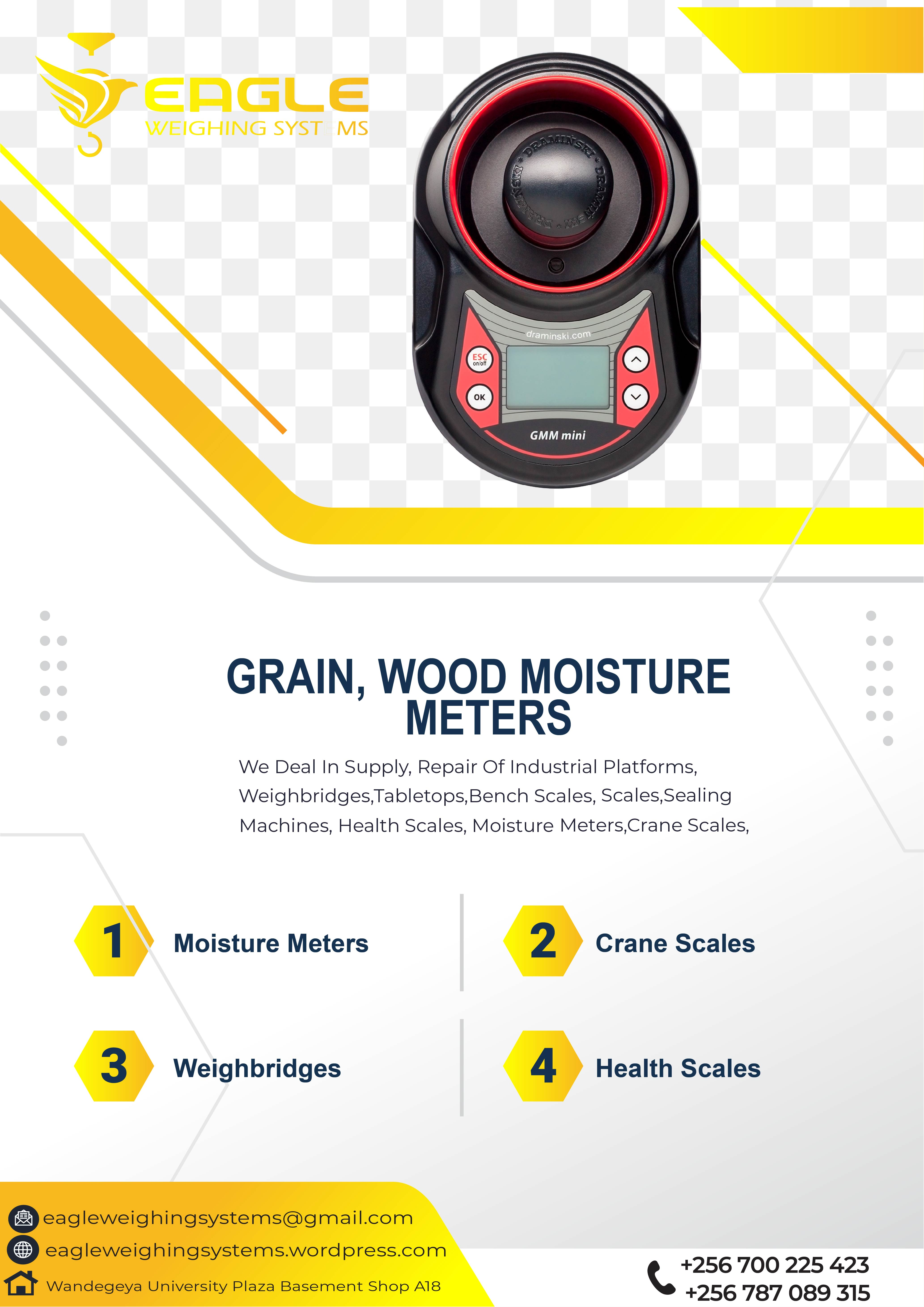 Maize, rice moisture meter for grains in Kampala Uganda'