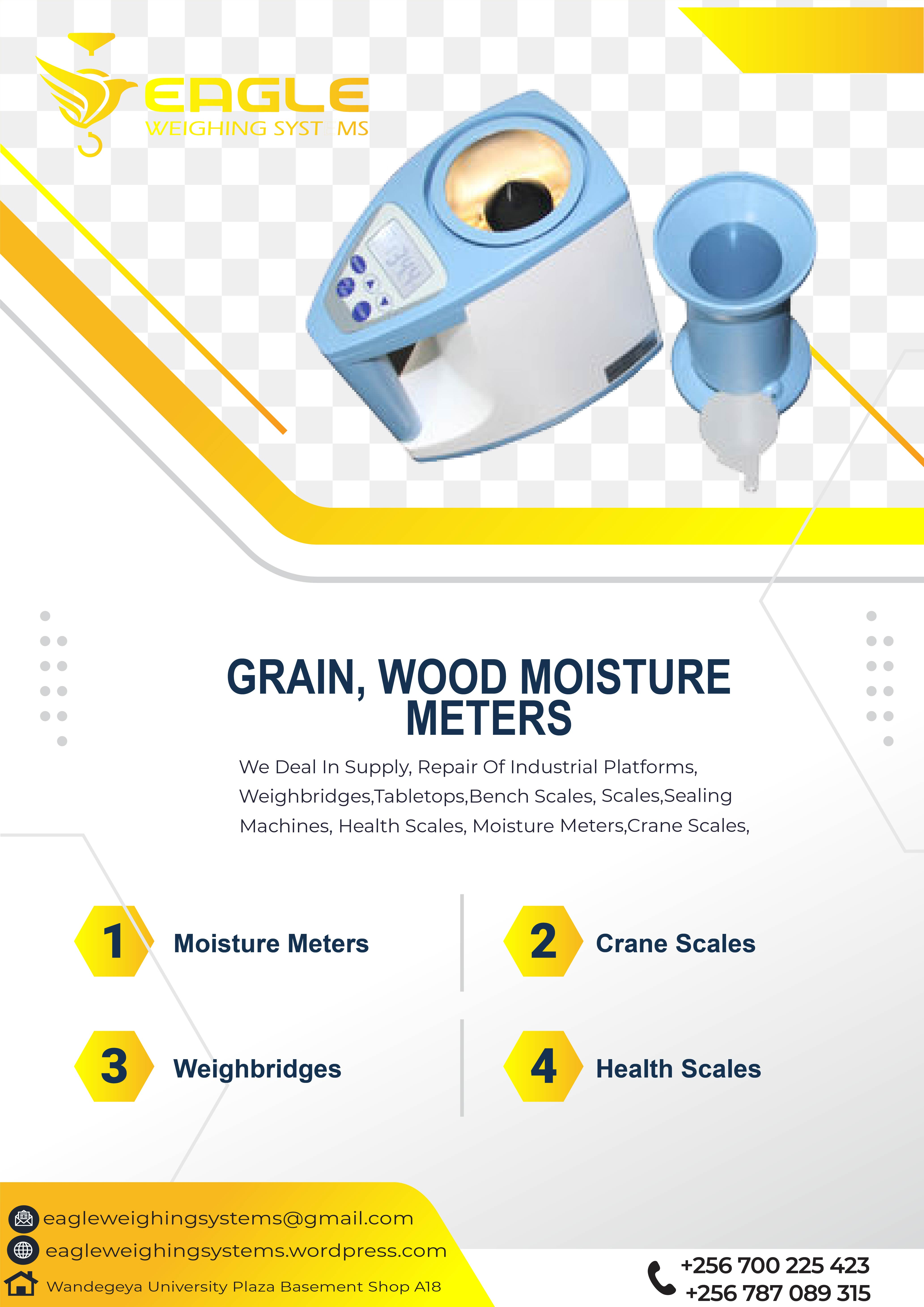Rice, Wheat, Coffee, Cocoa Moisture Tester supplier in Ugand'