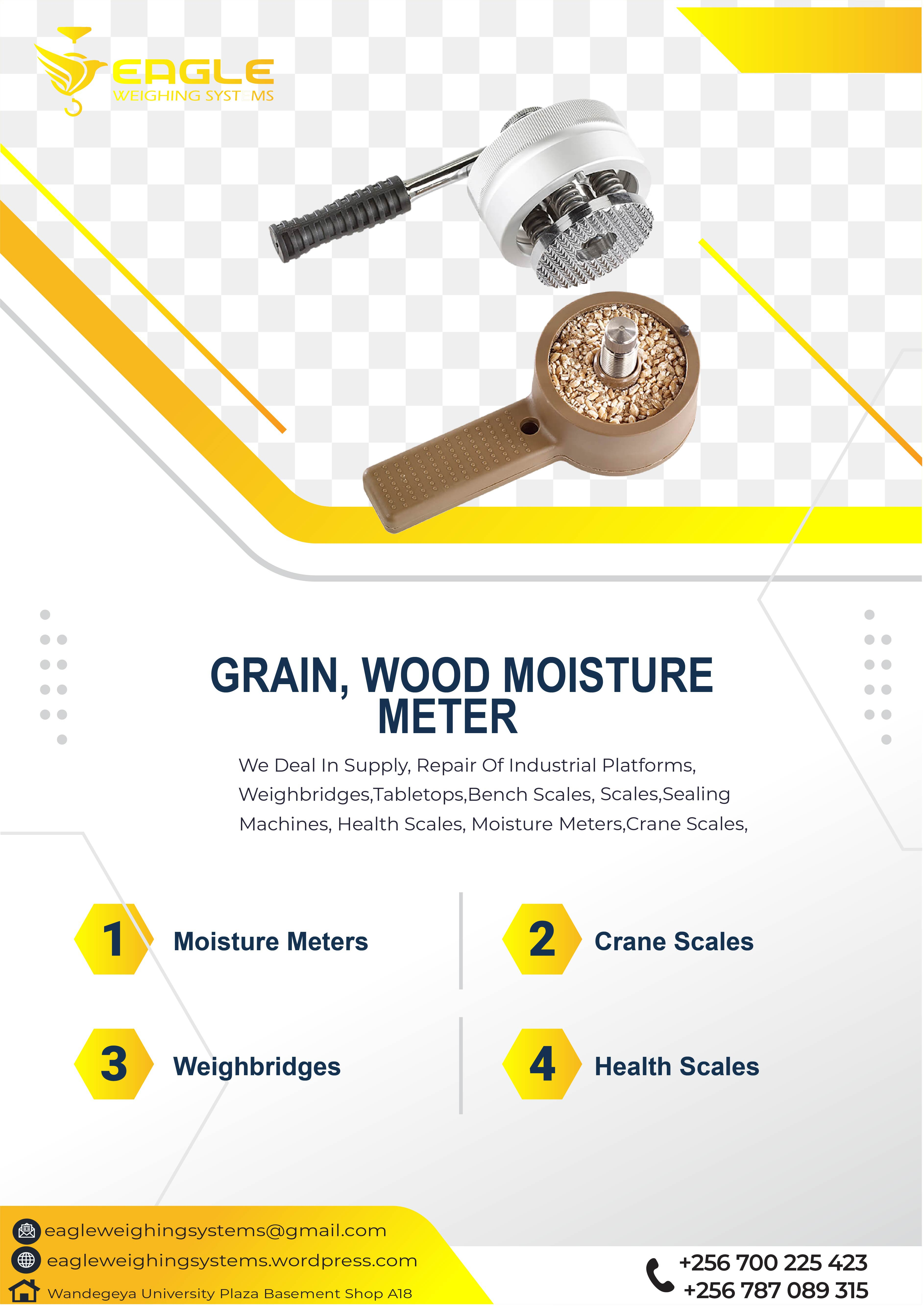 Moisture meters for cocoa and coffee in Kasese Uganda'