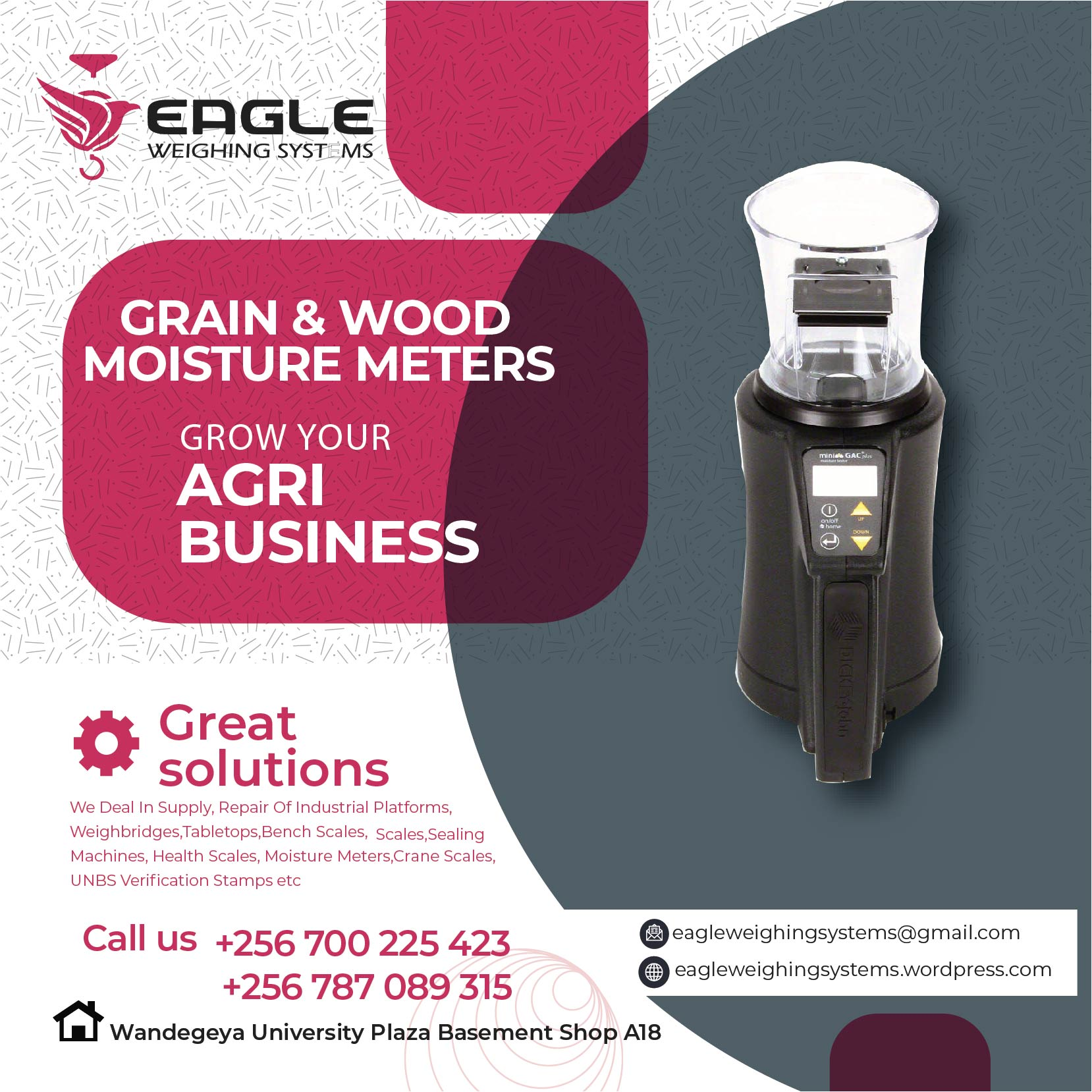 Wholesale price portable moisture meters in Uganda'